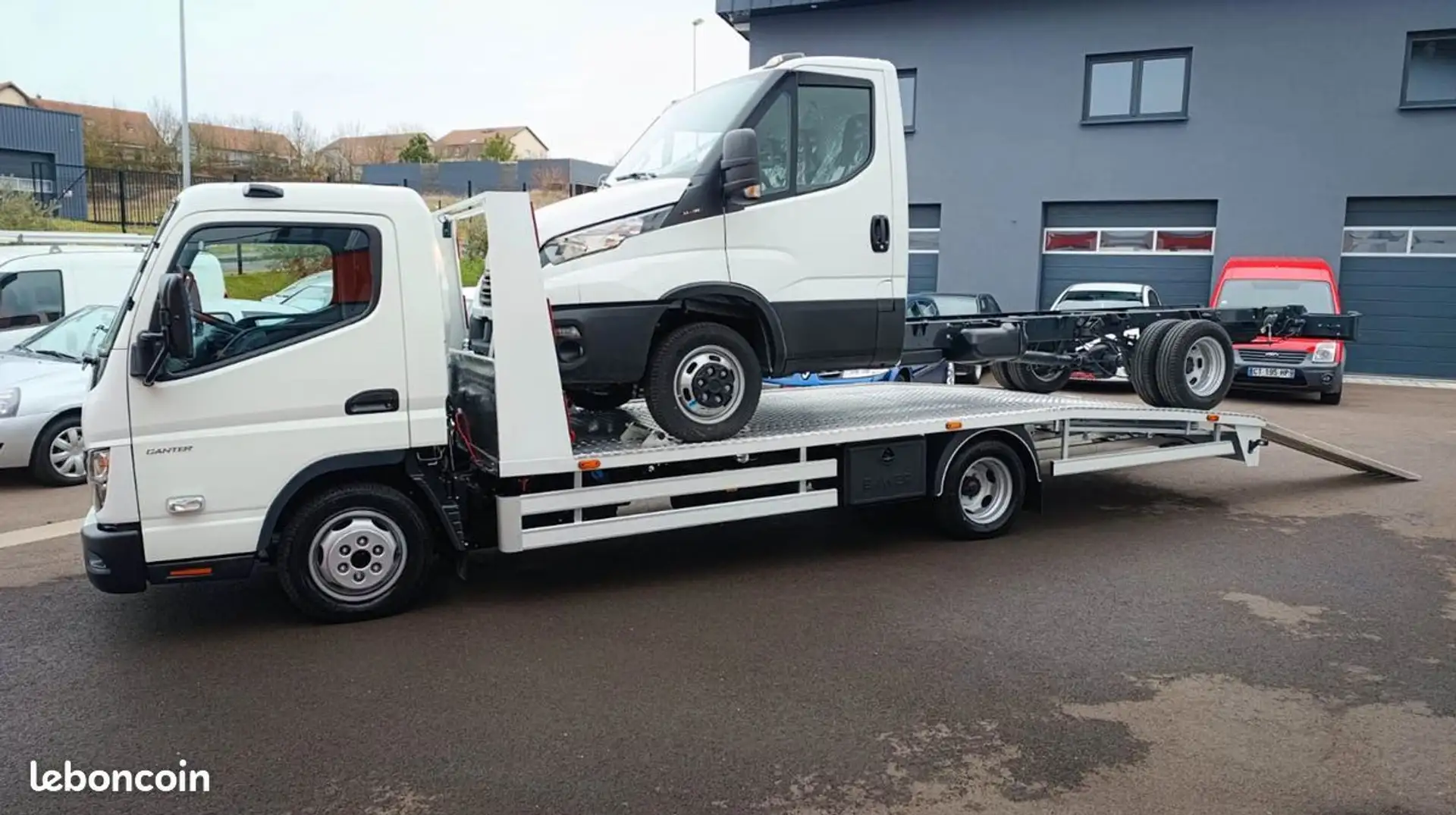 Mitsubishi Canter Fuso 3.0 35C15 150ch porte voiture neuf Blanc - 2