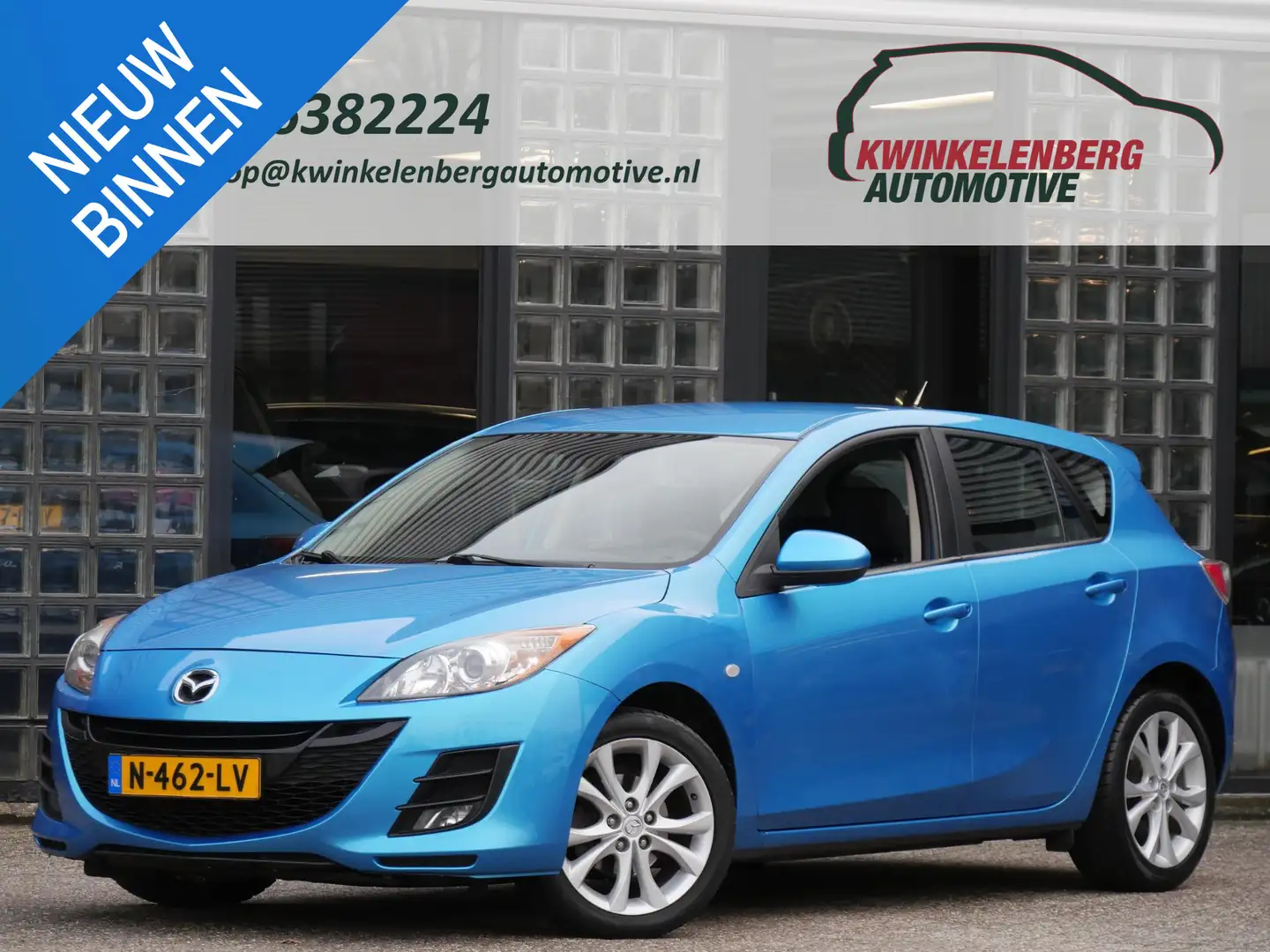 Mazda 3 1.6 GT-L/ PDC ACHTER/ STOELVERWARMING/ APK 11-2026 Blauw - 1