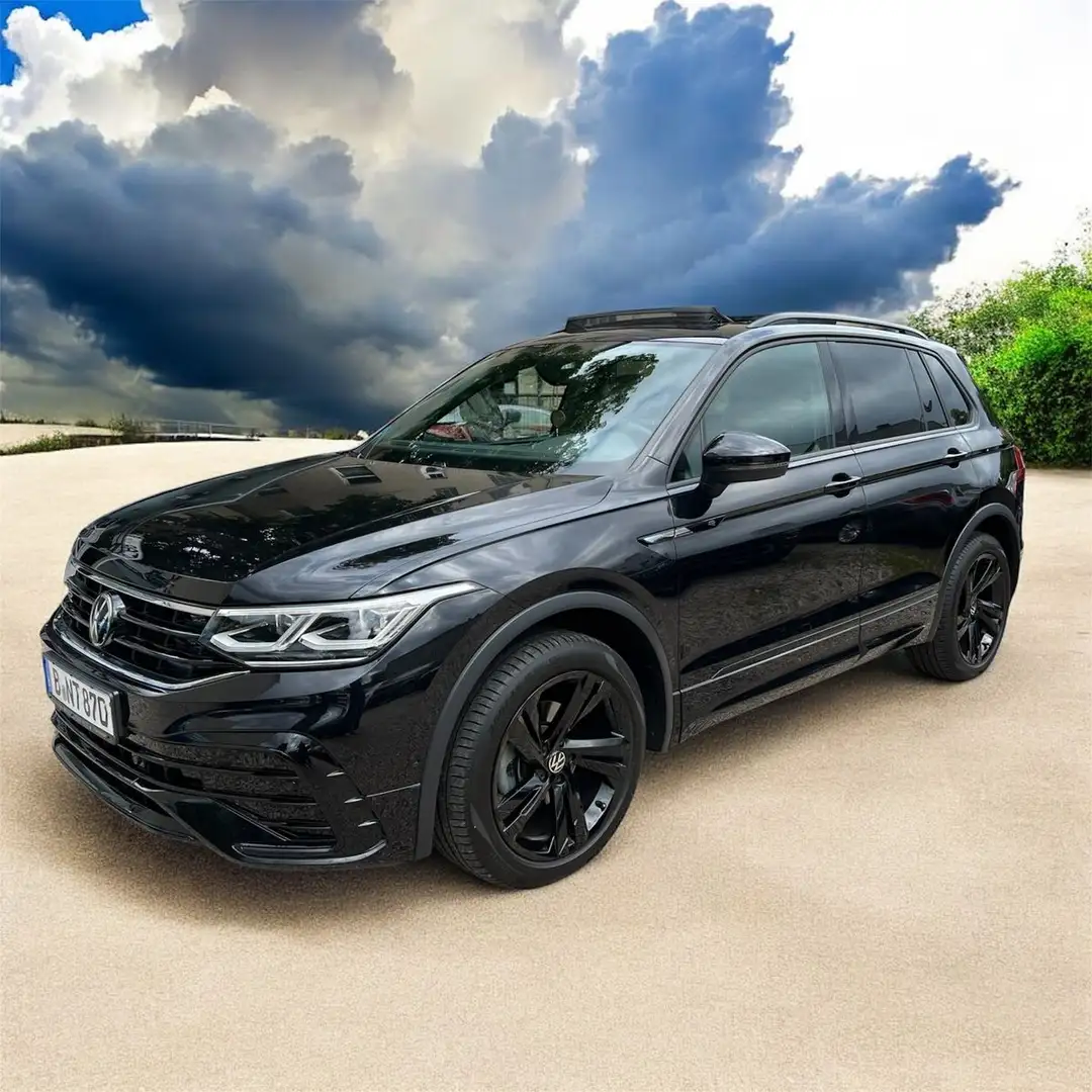Volkswagen Tiguan 2.0 TDI DSG 4M Black & R-Line PANO LEDER Schwarz - 2