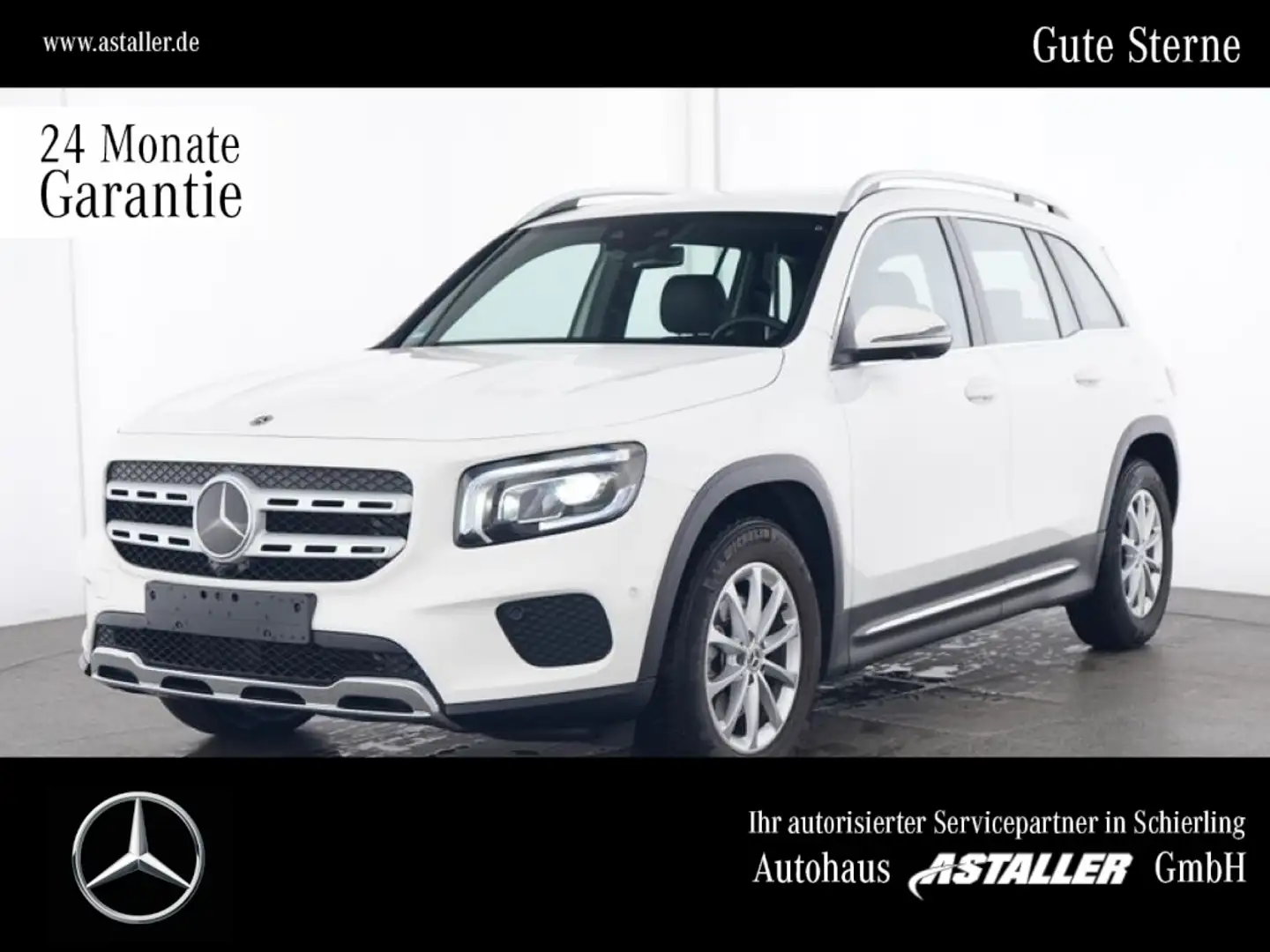Mercedes-Benz GLB 180 Progressive LED+MBUX+Wide+Distr+Park360° Білий - 1