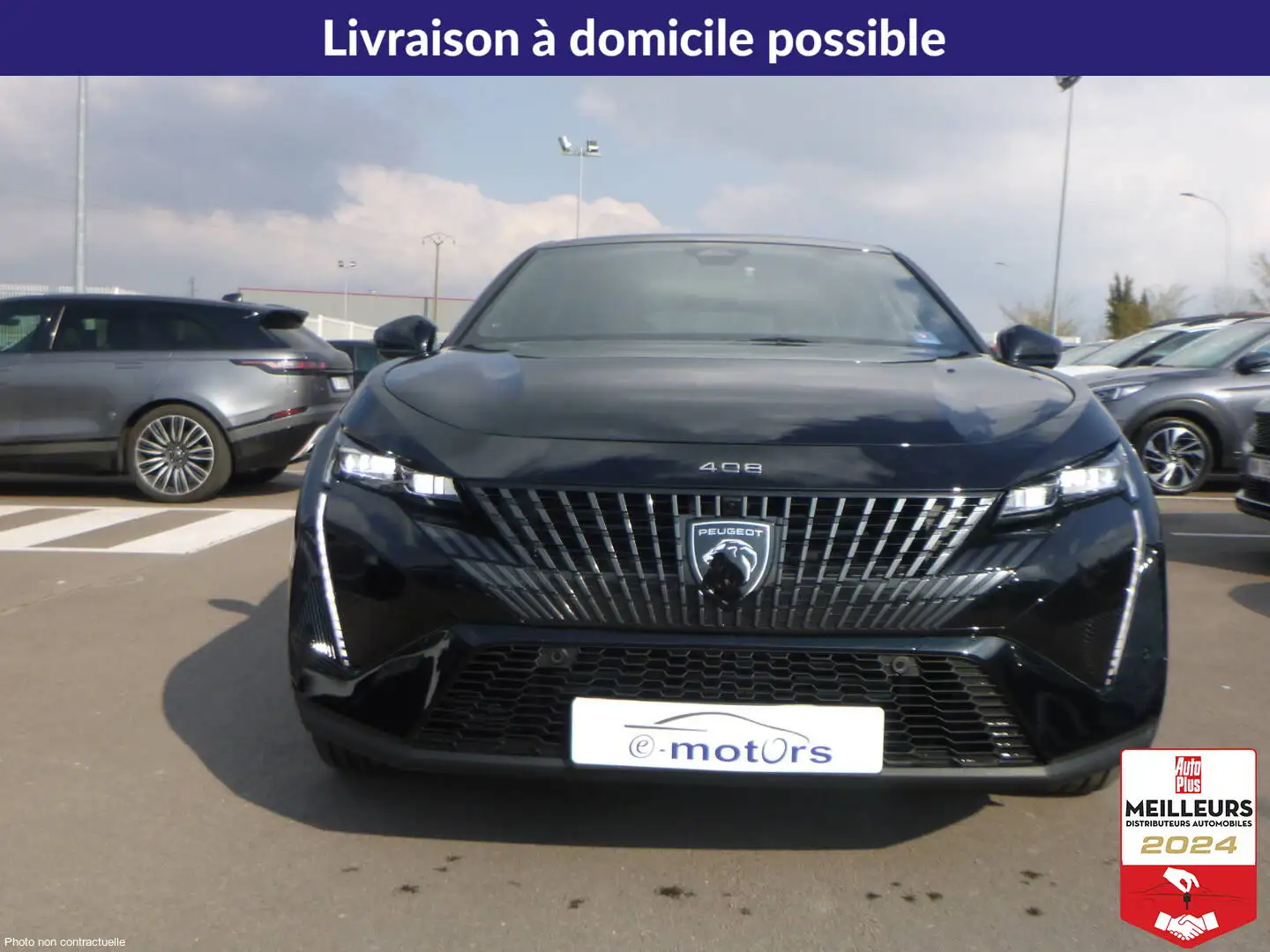 Peugeot 408 Hybrid 145 e-DCS6 GT Noir - 2