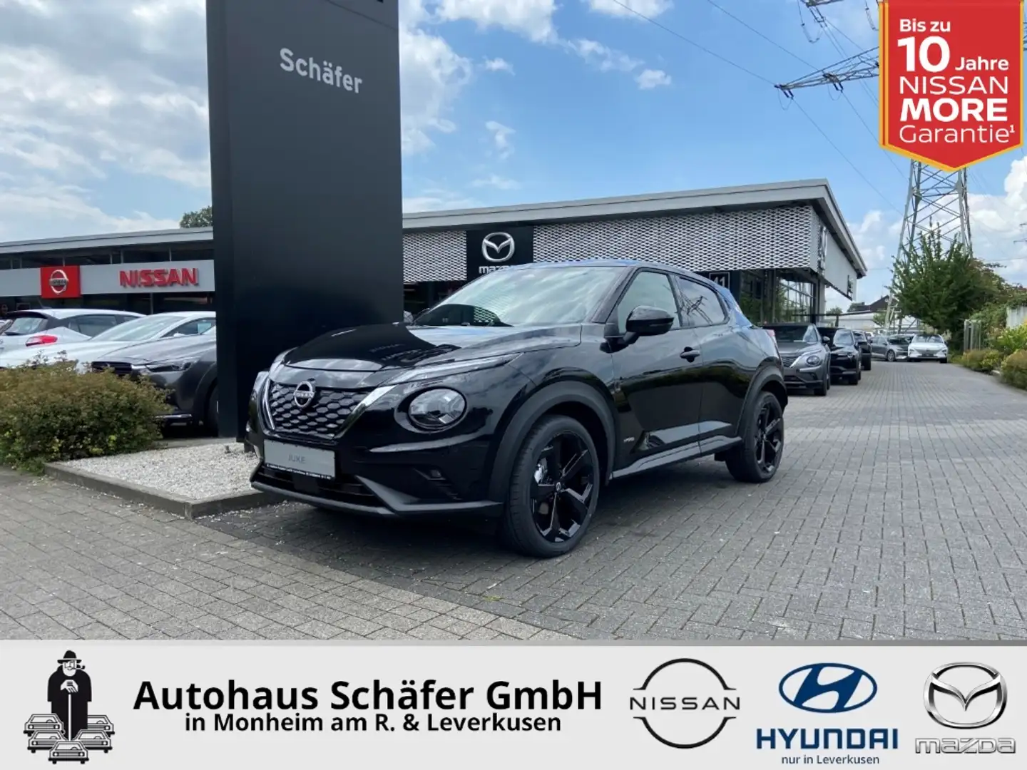 Nissan Juke TEKNA 1.6 Hybrid 143PS 4AMT Bose BFS Navi Leder di Schwarz - 1