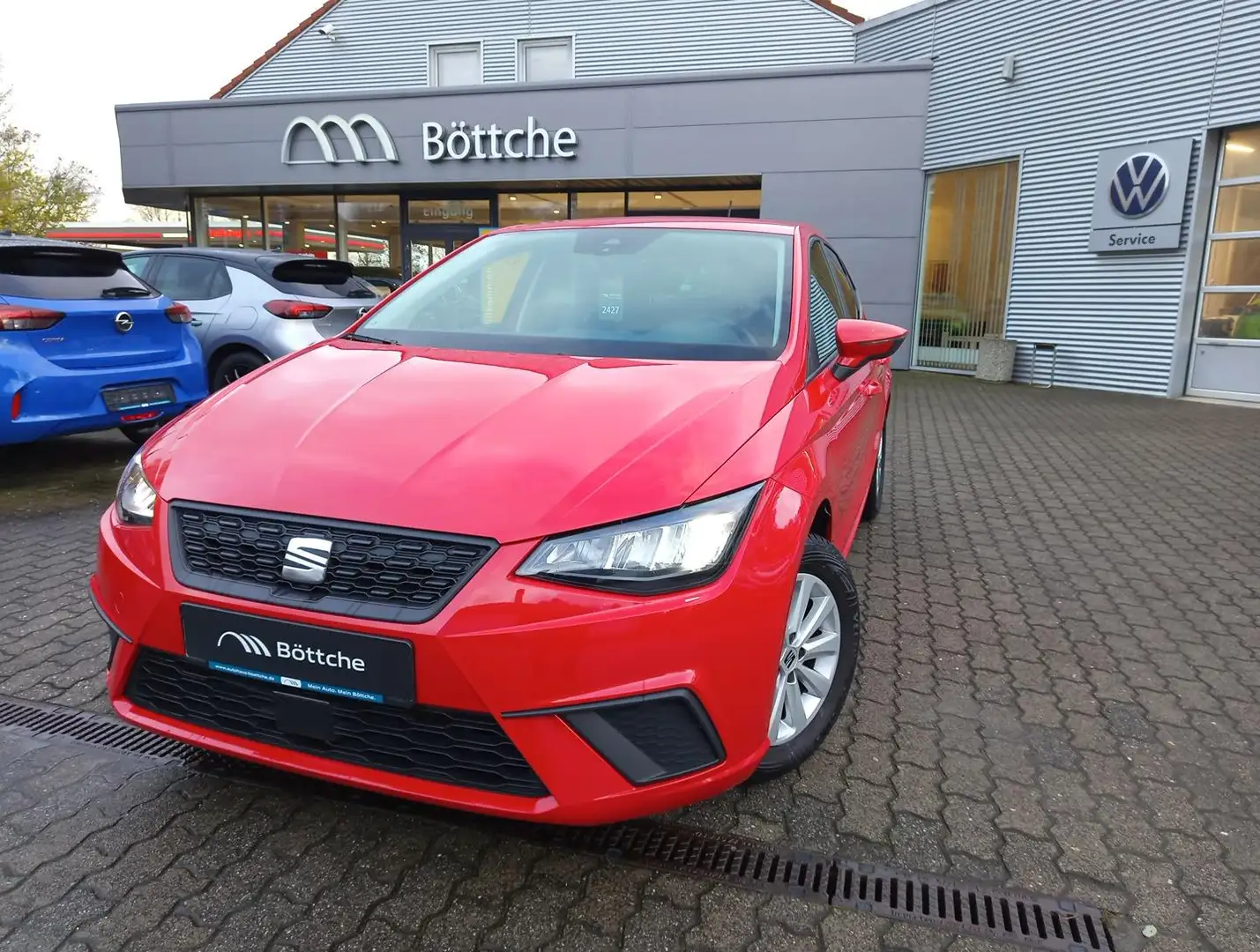 SEAT Ibiza 1.0 Style  LED/Navi/SHZ/PDC/Allwetter Rot - 2