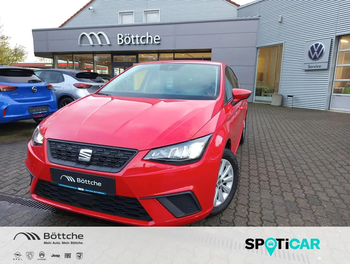 SEAT Ibiza 1.0 Style  LED/Navi/SHZ/PDC/Allwetter Rot - 1