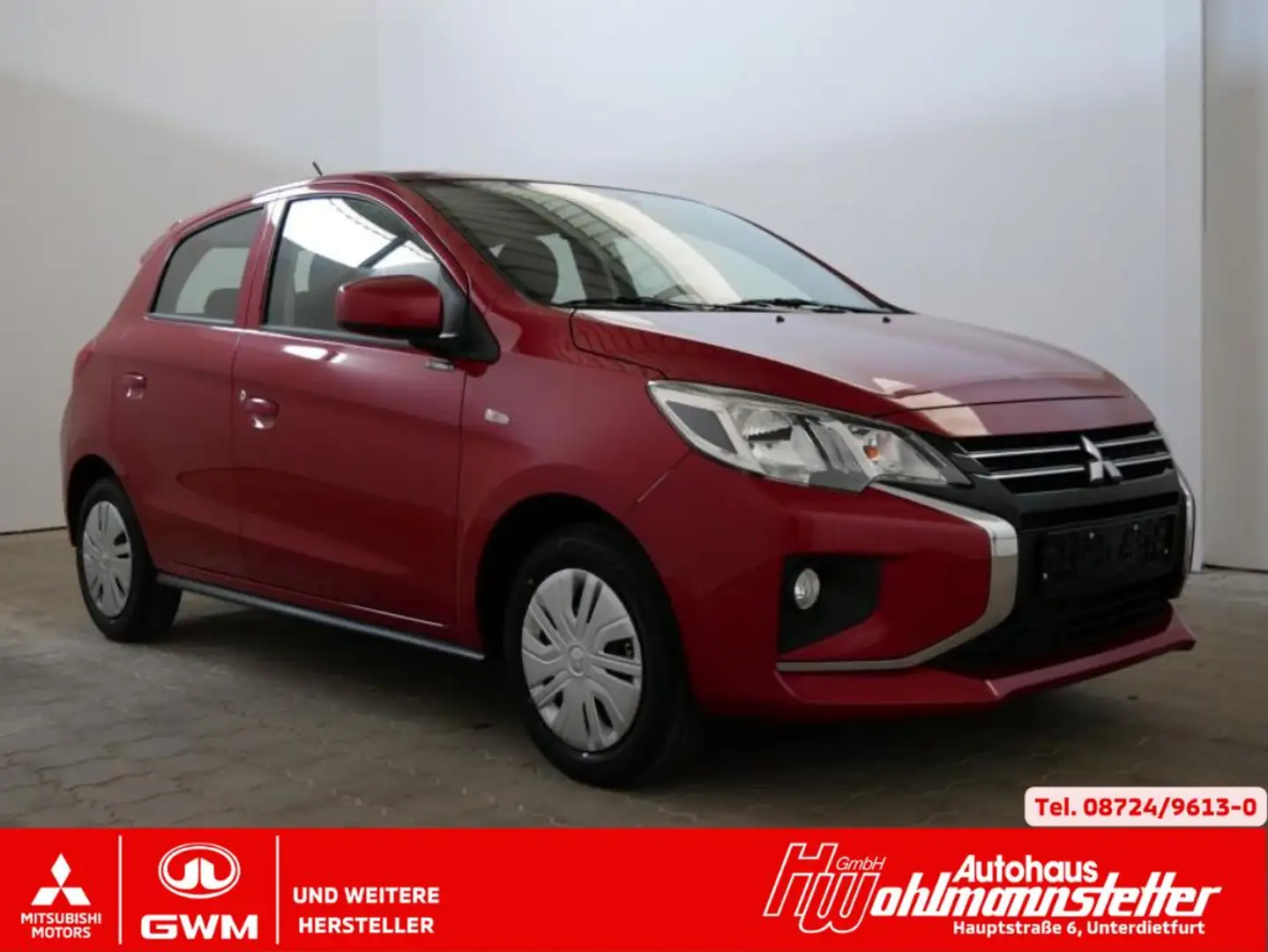 Mitsubishi Space Star 1.2 Basis, Berganfahrhilfe, Notbremsassistent, uvm Rot - 1