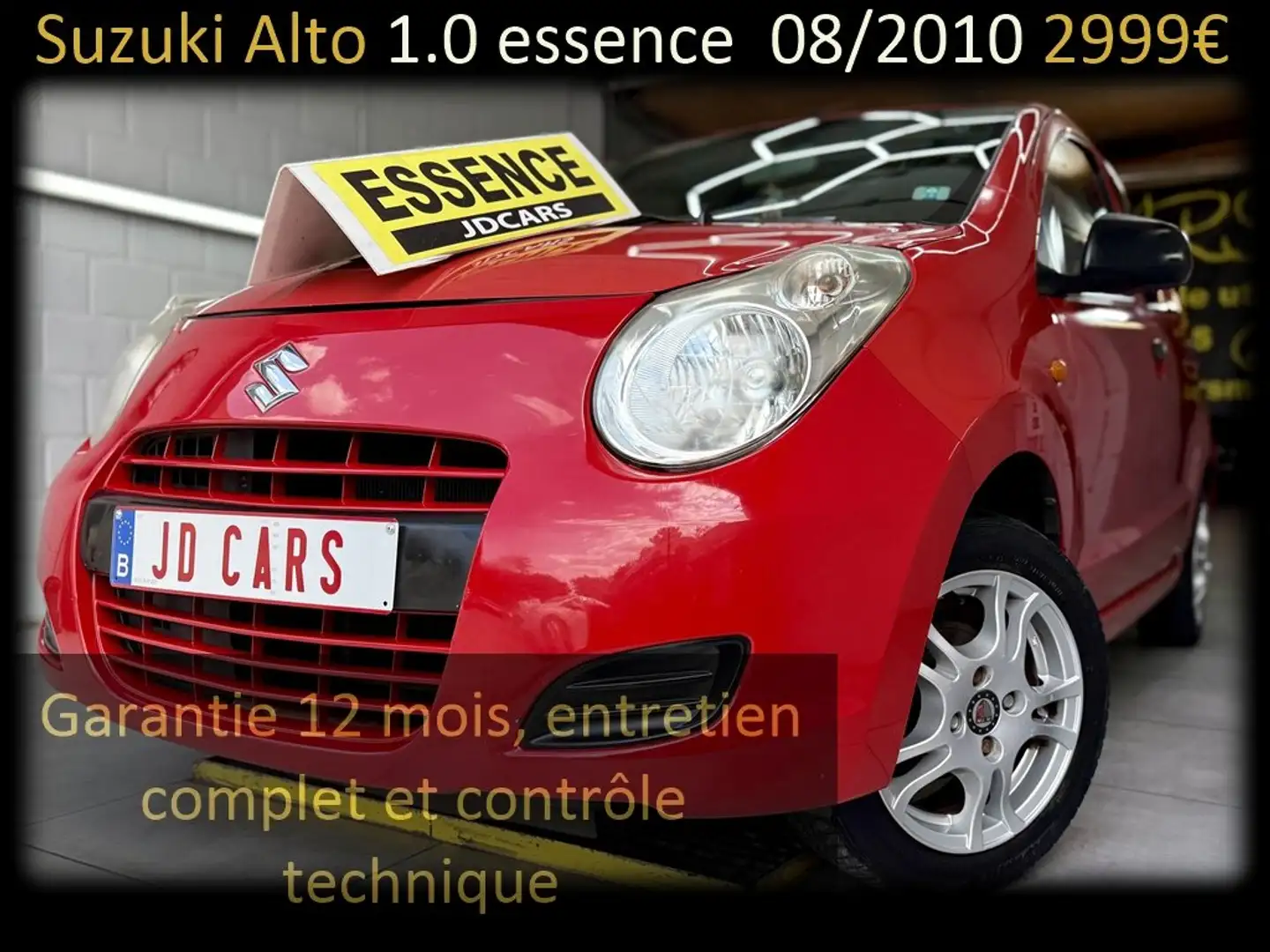 Suzuki Alto 1.0 ESSENCE ‼️GARANTIE 1 AN CTOK‼️ Rood - 1