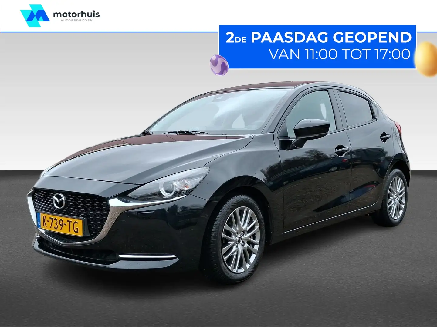 Mazda 2 1.5 SKYACTIV-G 90PK Luxury | ADAPTIVE | HUD | STOE Zwart - 1