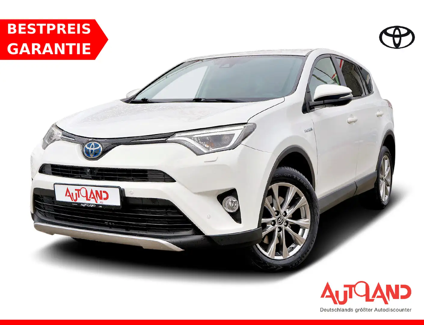 Toyota RAV 4 RAV4 2.5 Hybrid Executive Totwinkel 360° AHK Wit - 1