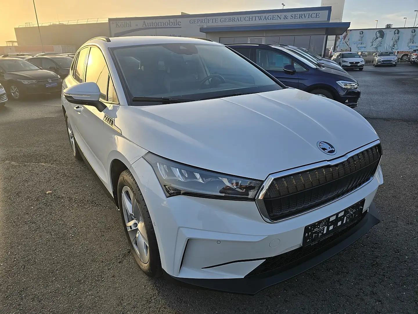 Skoda Enyaq iV 60 62kWh Weiß - 1