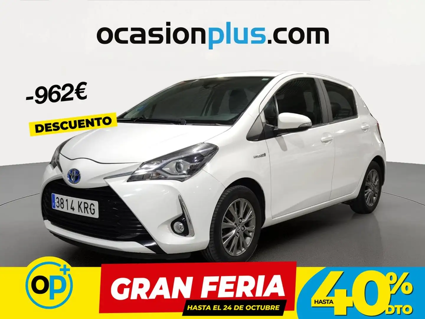 Toyota Yaris 100H 1.5 Active Blanco - 1