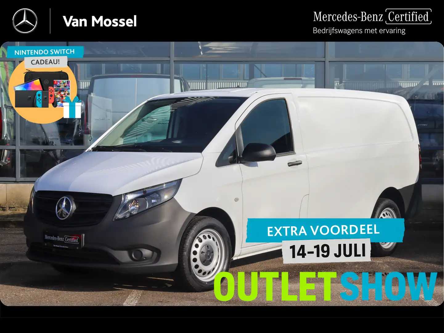 Mercedes-Benz Vito 119 CDI L2 | AIRCO/DISTRONIC/2.500KG AHW/STOELVERW Blanc - 1