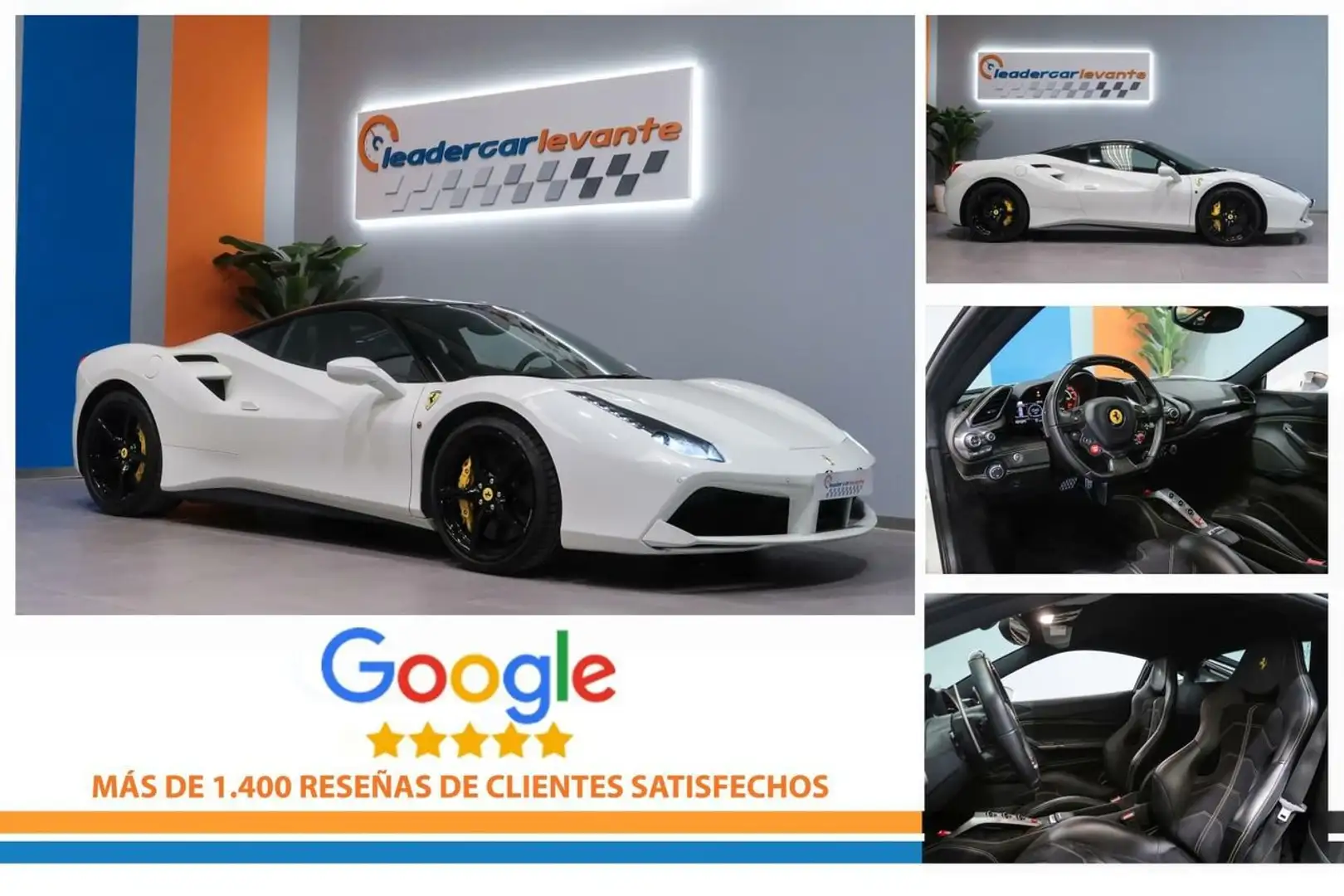 Ferrari 488 GTB DCT 670CV Blanc - 2