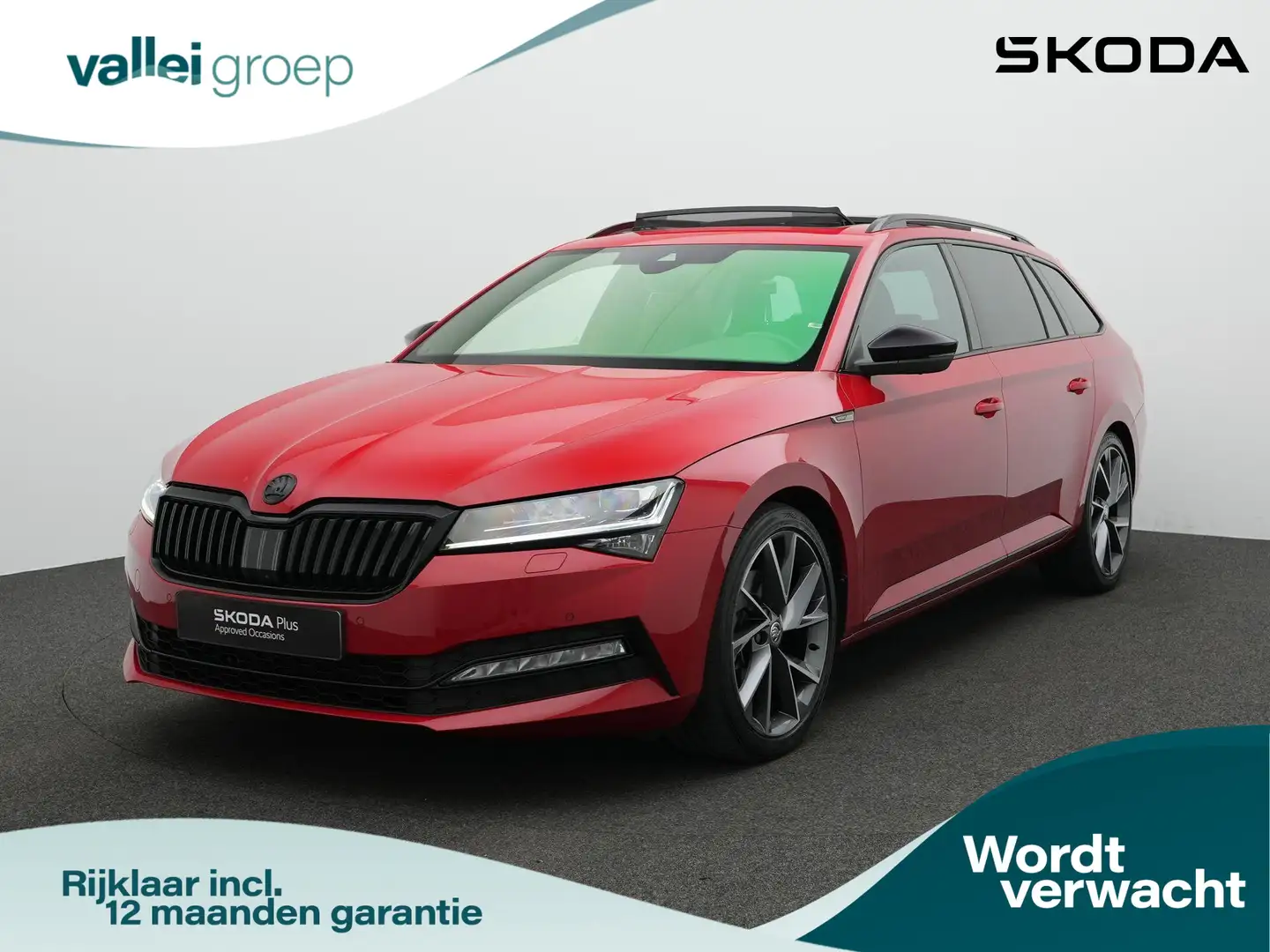 Skoda Superb Combi 1.5 TSI 150 pk DSG ACT Sportline Business | Rouge - 1
