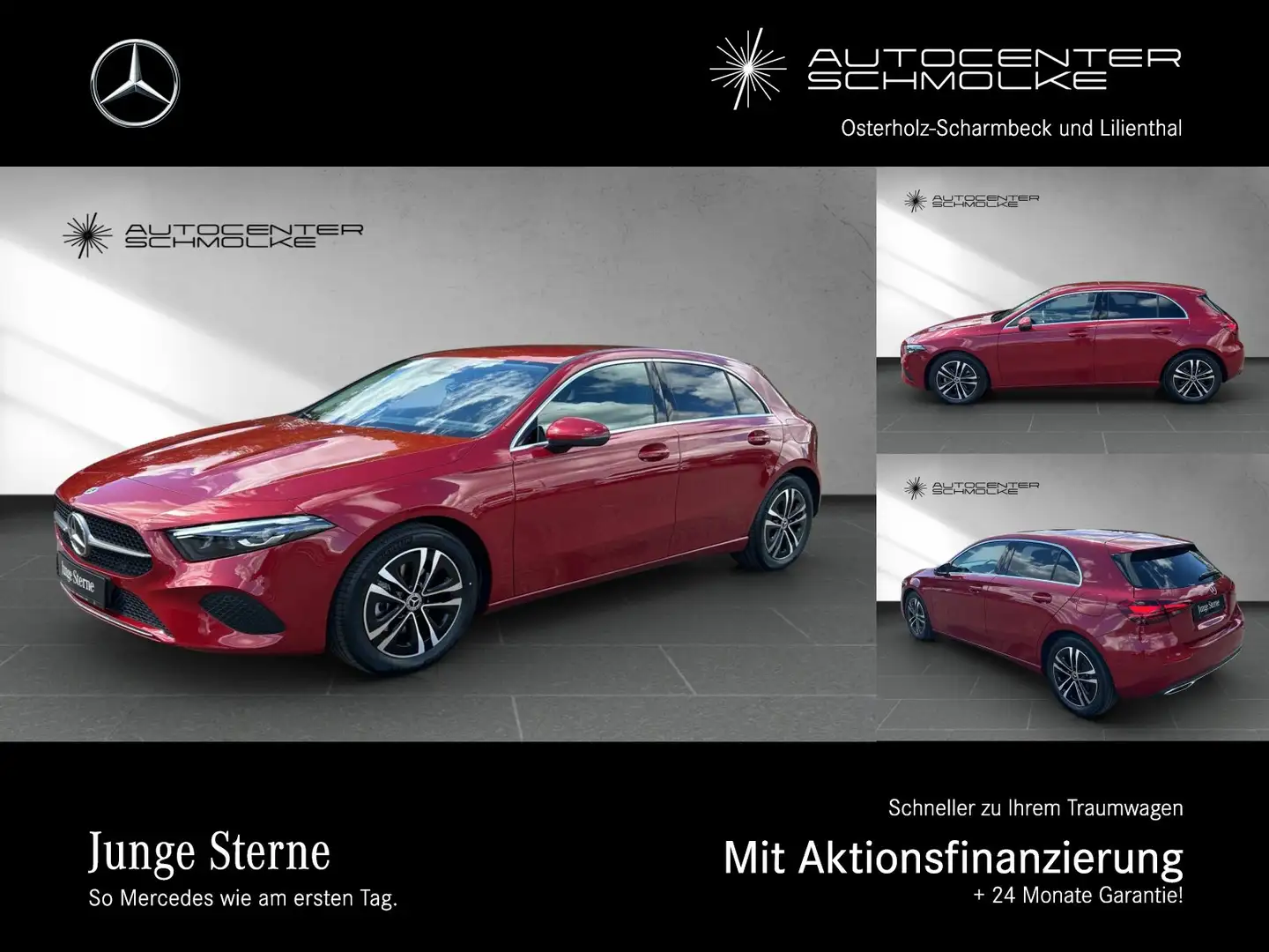 Mercedes-Benz A 180 A 180 PROGRESSIVE ADVANCED*MULTIBEAM*VOLL-DIGGI* Rot - 1