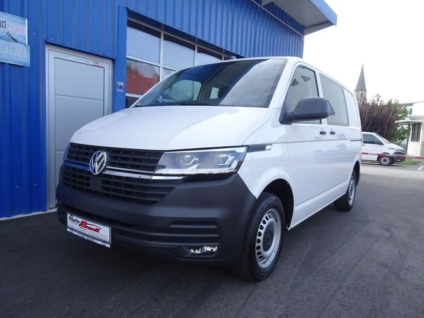 Volkswagen T6.1 Transporter /Doka KR 2,0 TDI DSG / 5-Sitze Weiß - 2