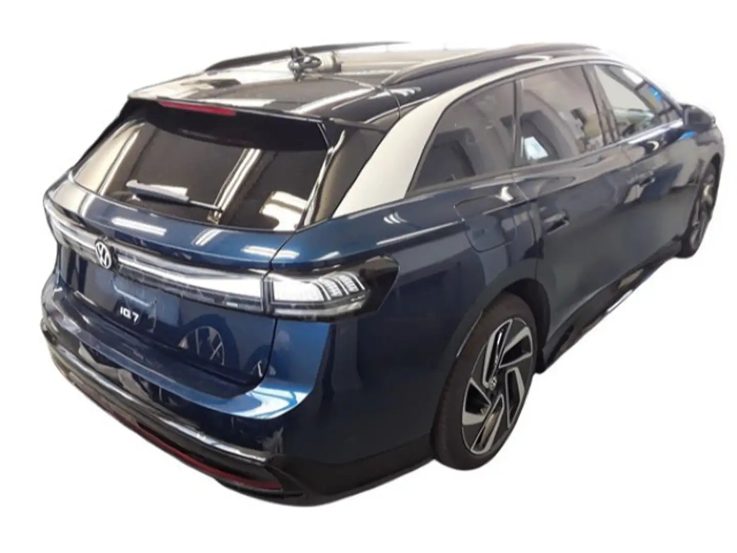 Volkswagen ID.7 Tourer Pro 77kWH MATRIX WÄRMEPUM. AHK 360° Blau - 2
