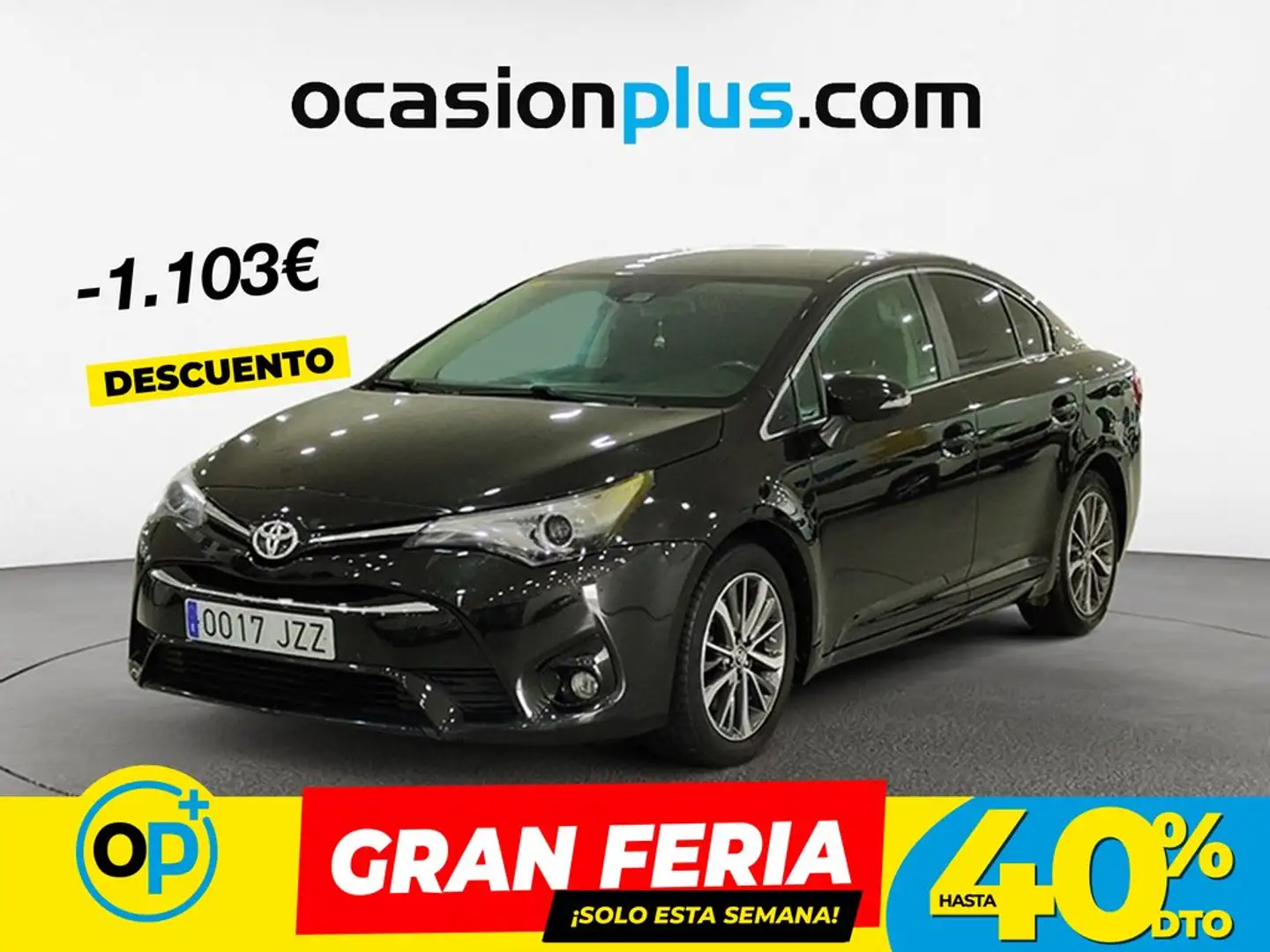 Toyota Avensis 150D Advance Negro - 1
