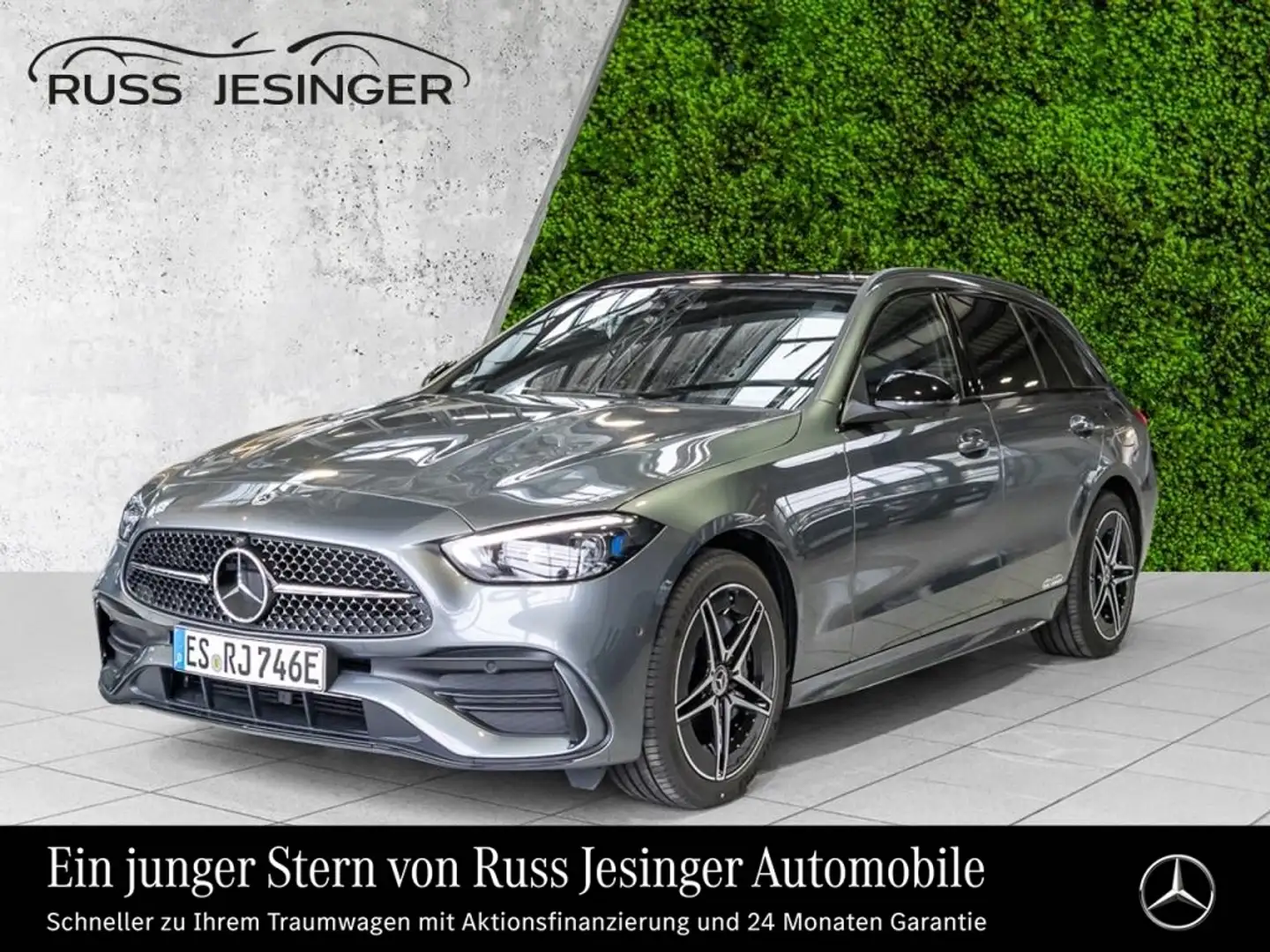 Mercedes-Benz C 300 de T AMG Line *Distr*AHK*KeyGo*EASY*Pano* Grau - 1