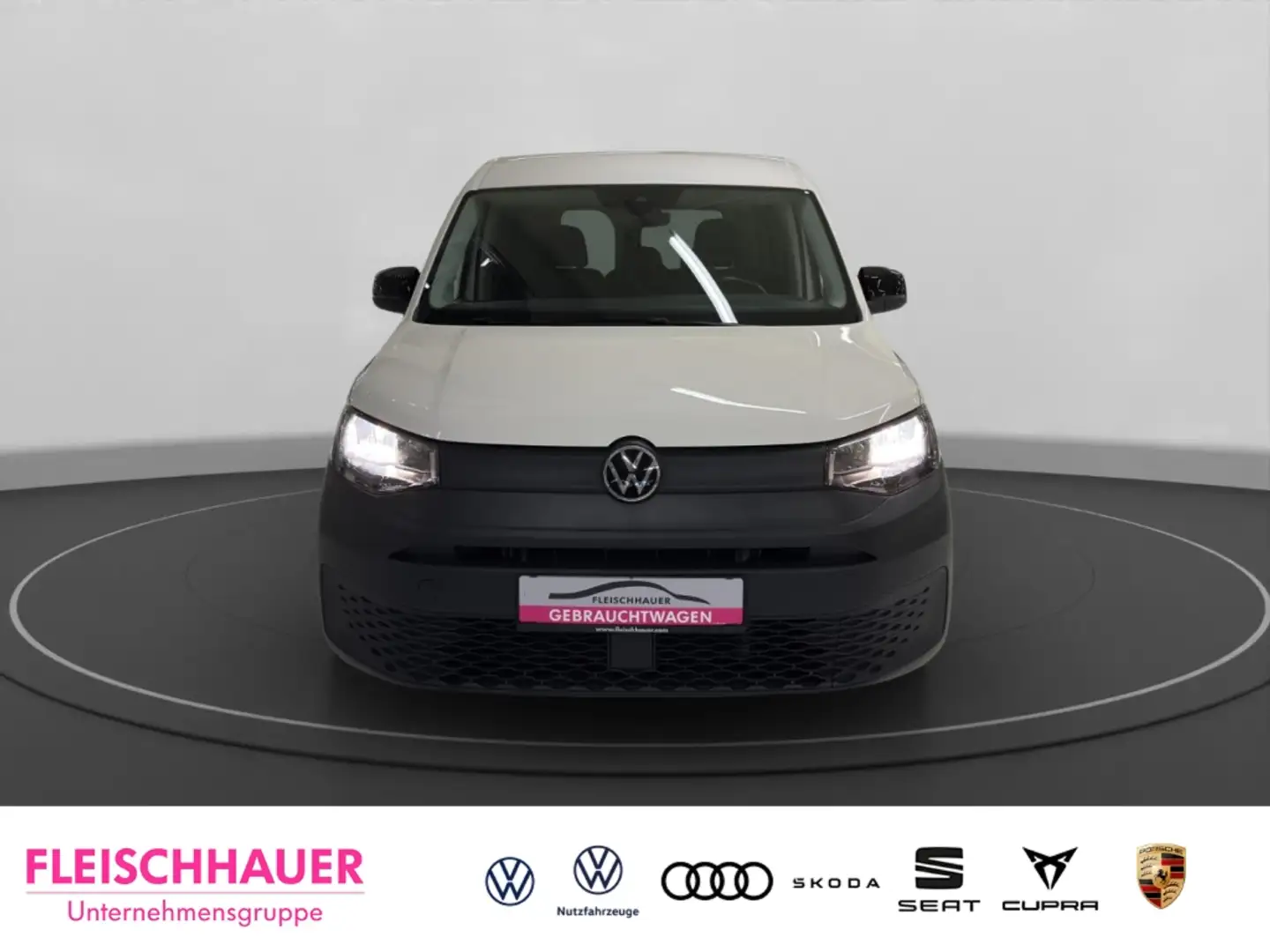 Volkswagen Caddy 1.5 TSI DSG+Navi+AHK+ACC+App-connect+Flügel Weiß - 2