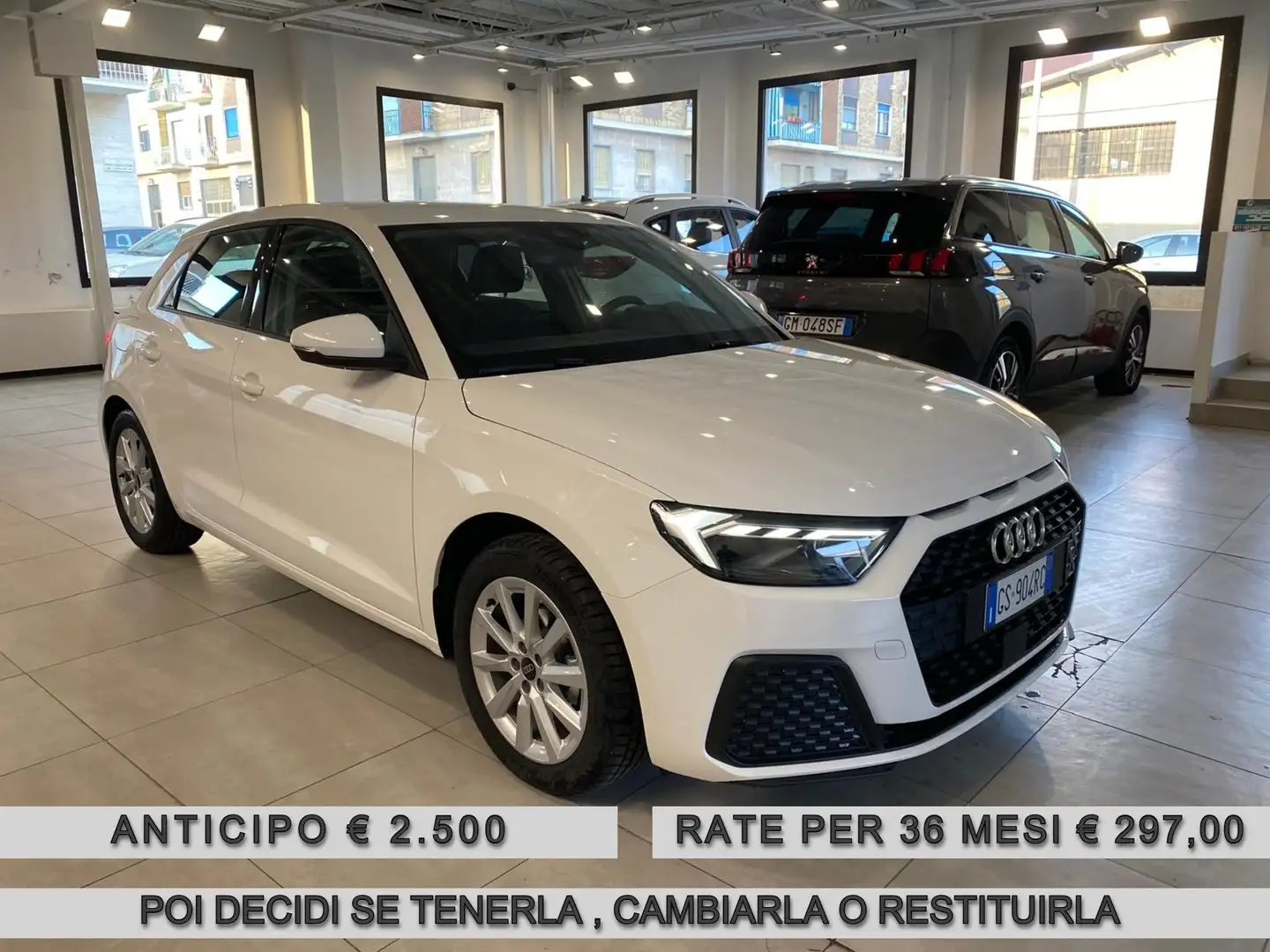 Audi A1 Sportback1.0 tfsi 95CV Business noleggio Weiß - 1