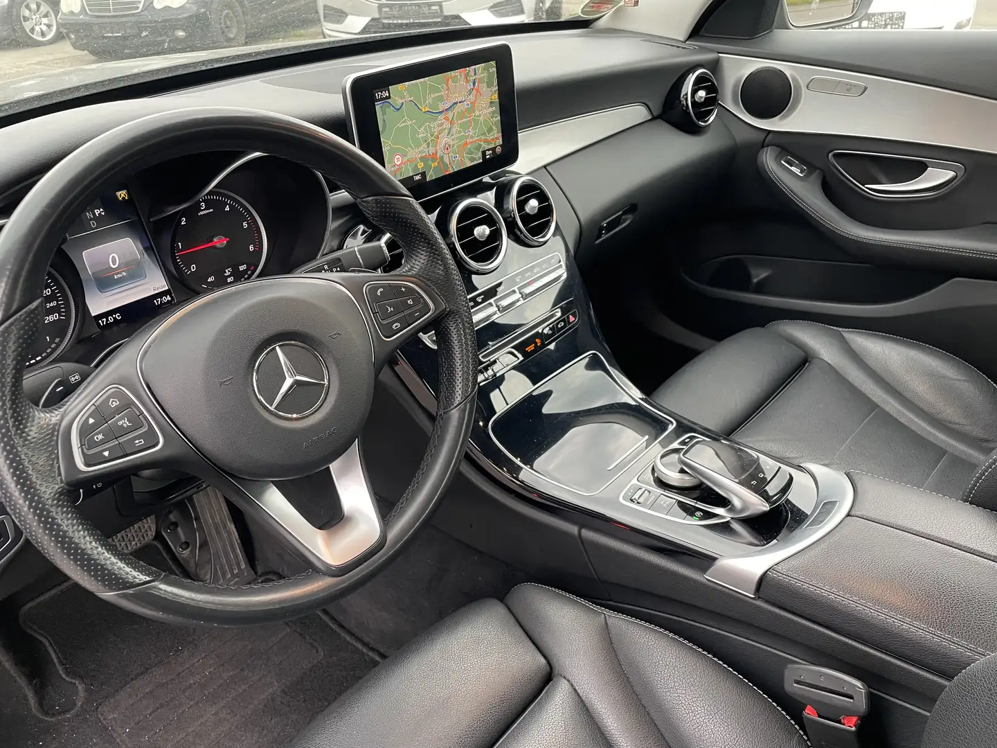 Mercedes-Benz C 220 d 7G Avantgarde UNFALLFREI  LED Navi Groß Leder Noir - 2