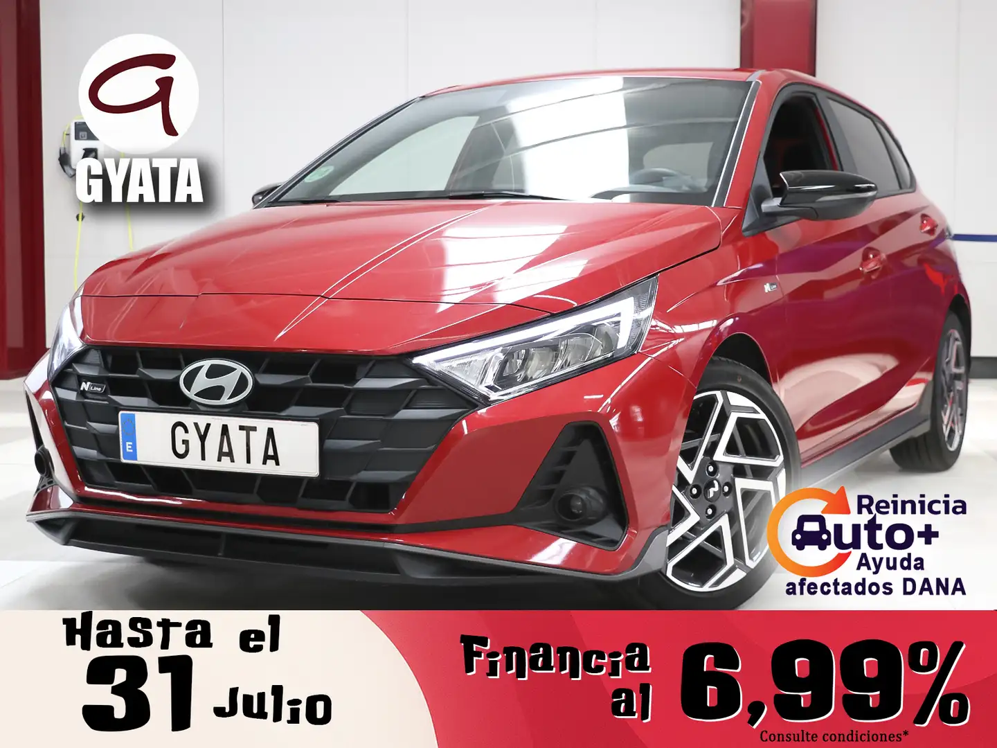 Hyundai i20 1.2 MPI N Line Rojo - 1