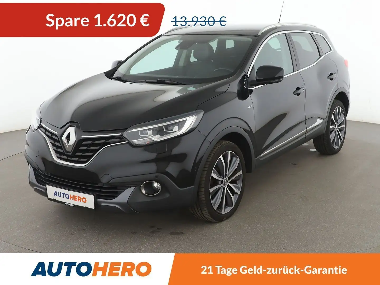Renault Kadjar 1.6 dCi Energy Bose Edition 4x4*NAVI*CAM*SHZ*PDc* Zwart - 1
