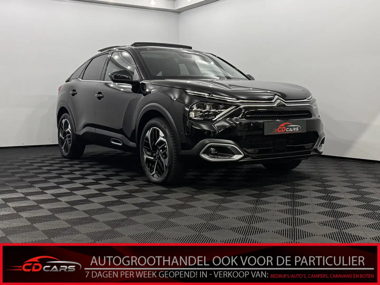 Citroen C4 1.2 Puretech Max 131PK Pano, Leder, 360 Camera, He Noir - 1