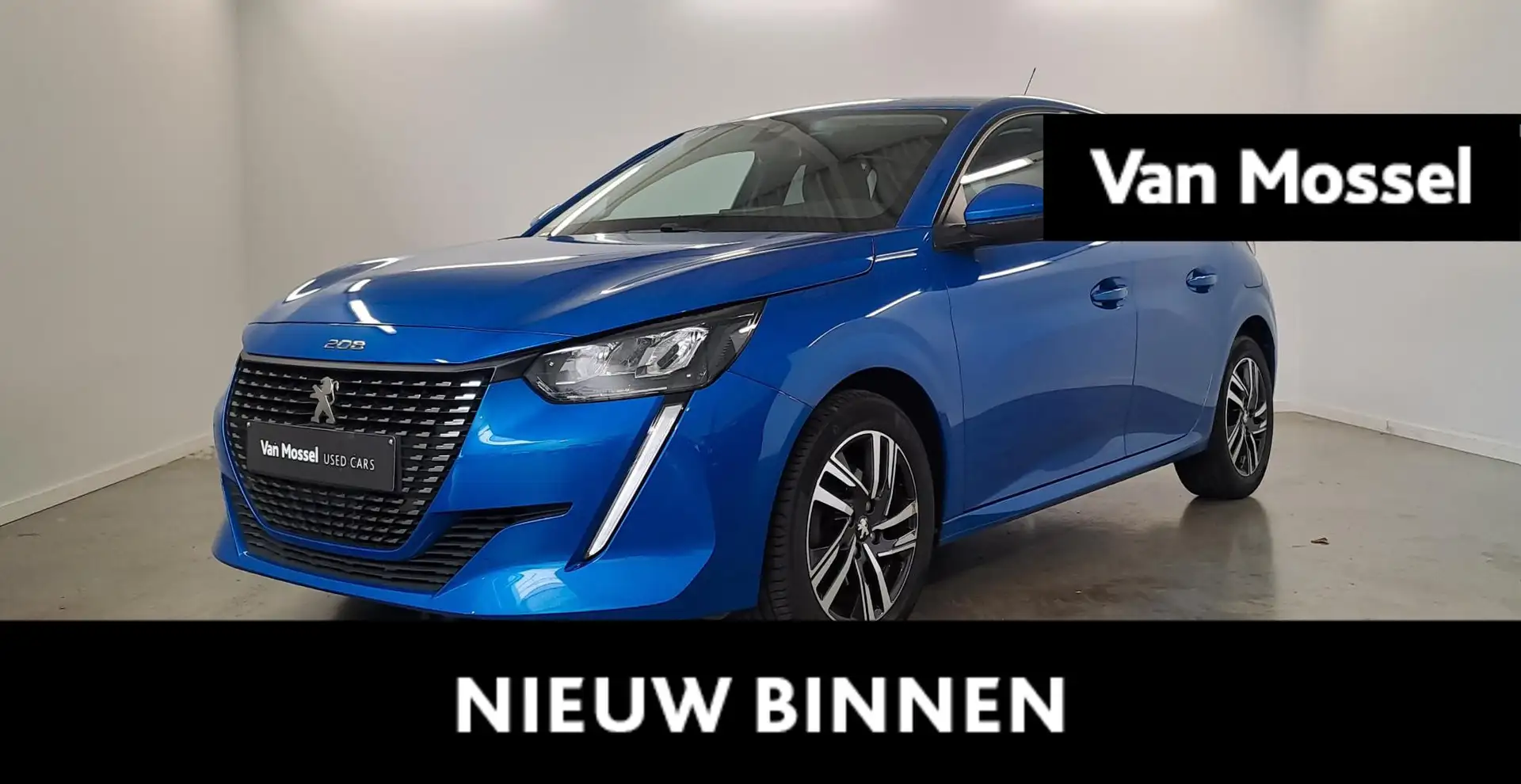 Peugeot 208 1.2 PureTech 100 EAT8 S&S Allure Blauw - 1