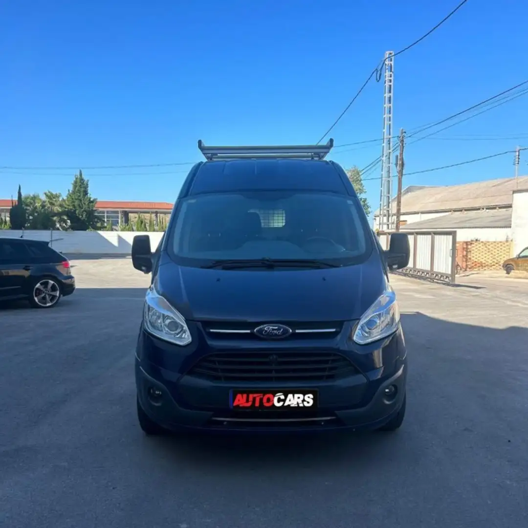 Ford Transit Custom FT 290 L2 Van DCb. Trend 130 Bleu - 2