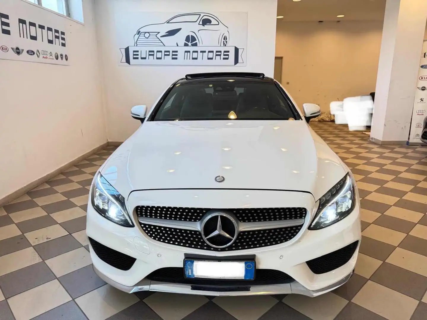 Mercedes-Benz C 250 d 4Matic Auto Coupé Premium Plus Bianco - 1