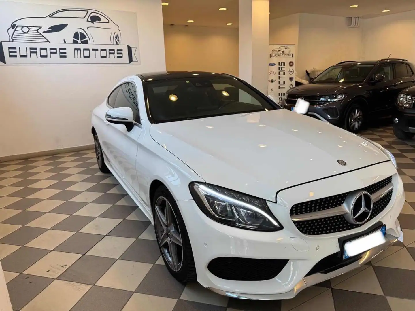 Mercedes-Benz C 250 d 4Matic Auto Coupé Premium Plus Bianco - 2