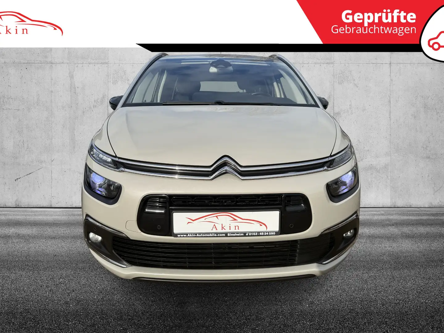 Citroen Grand C4 Picasso Leder LED Navi Pano Shz 7-Sitzer Gris - 2