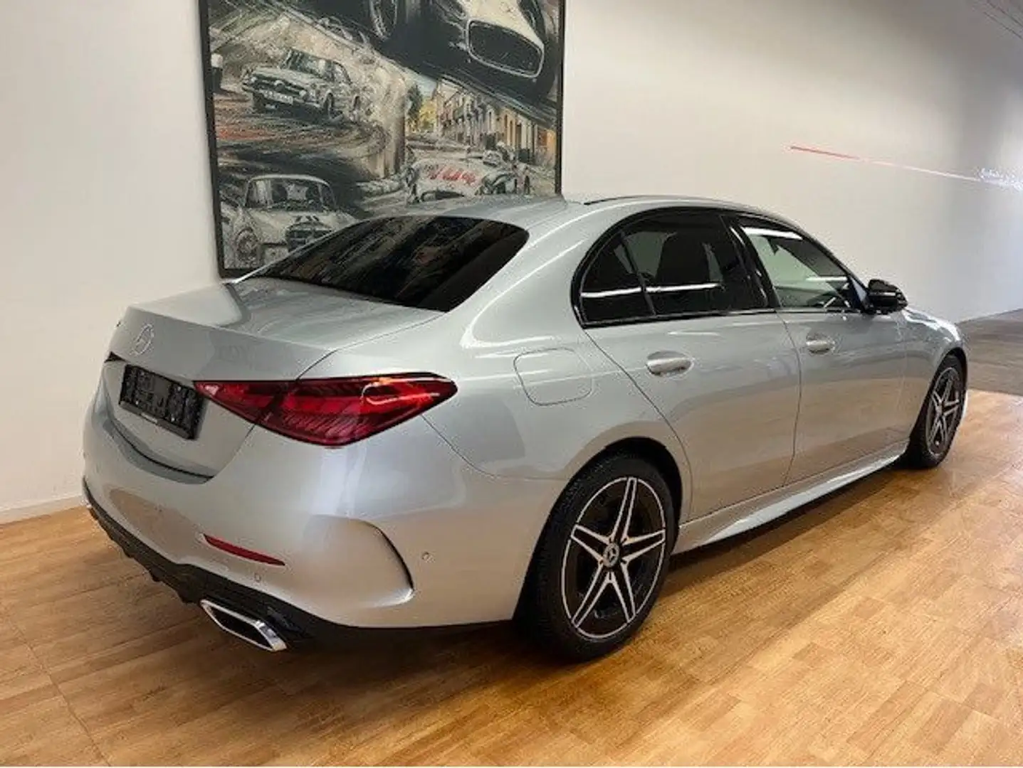 Mercedes-Benz C 300 d AMG-Line Distronic Night-Paket Silber - 2