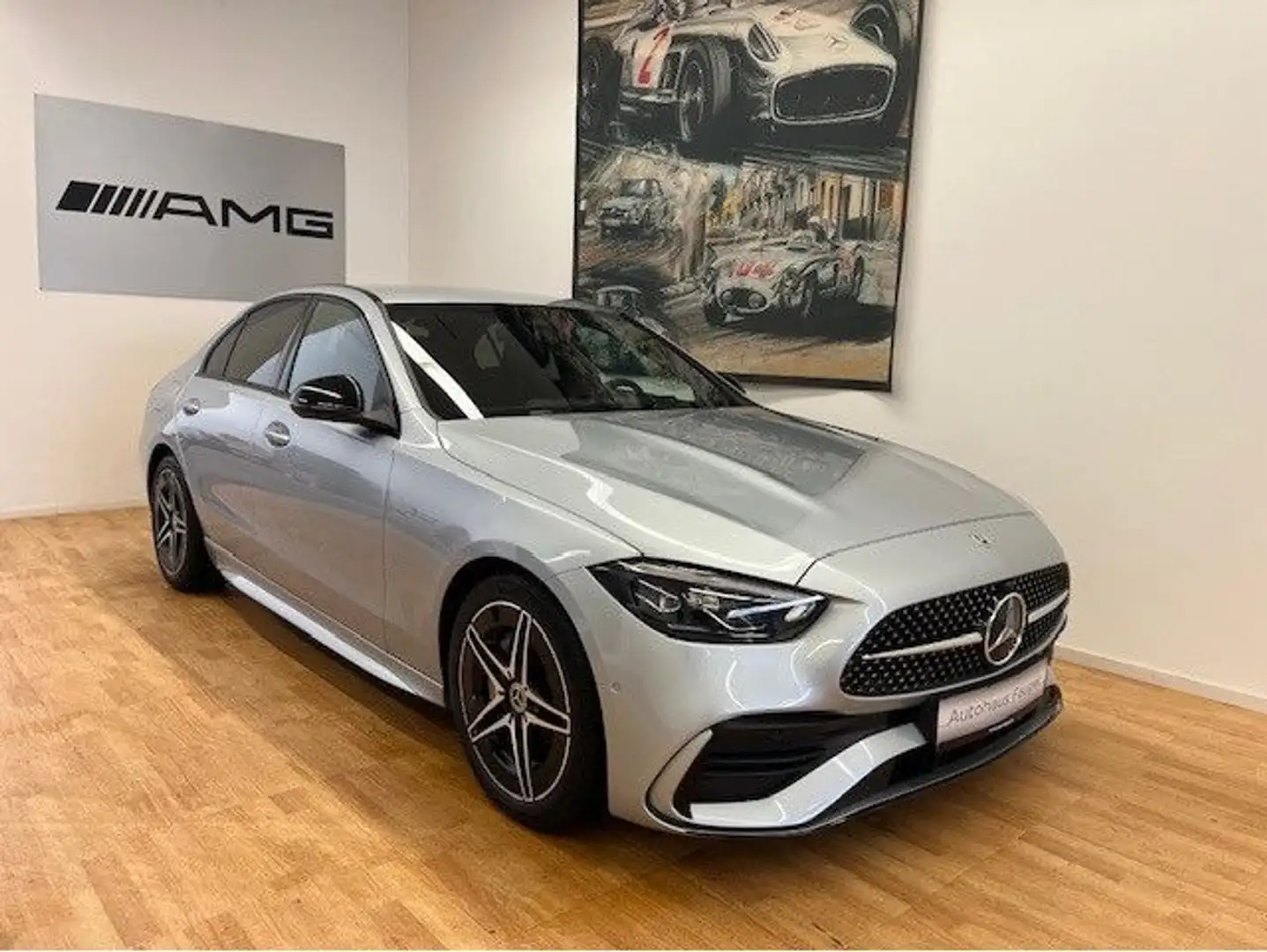 Mercedes-Benz C 300 d AMG-Line Distronic Night-Paket Silber - 1