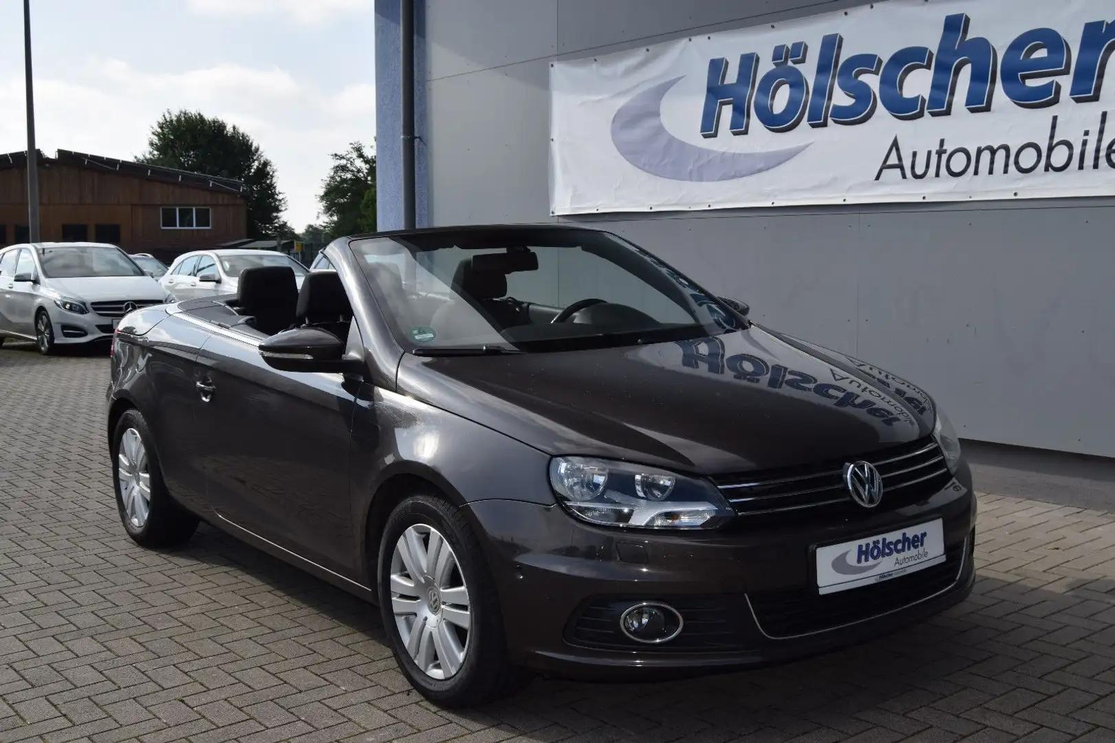 Volkswagen Eos 1.4 TSI ,Standh, Sitzh,Parks,V&H,Tempom,LM,, Marrón - 1