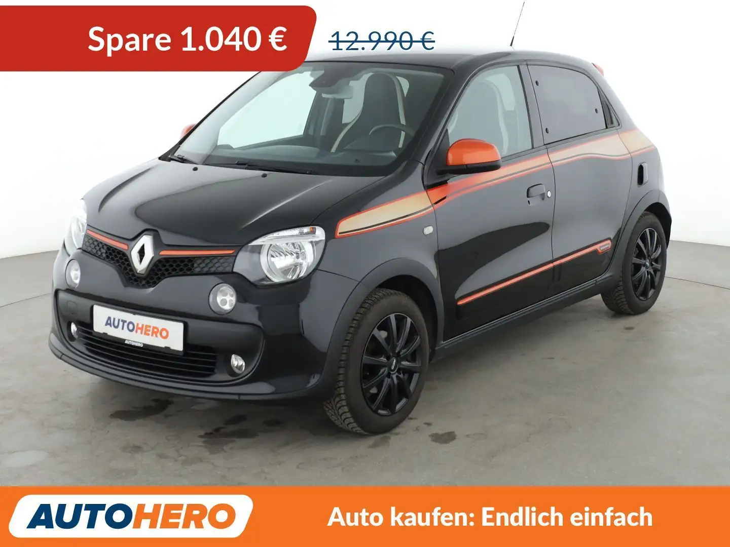 Renault Twingo 0.9 Energy GT Aut.*NAVI*TEMPO*PDC*SHZ* Schwarz - 1