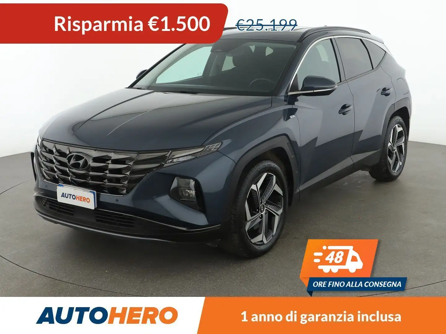 Hyundai TUCSON 1.6 T-GDI Mild-Hybrid Exellence DCT MHEV Blu/Azzurro - 1