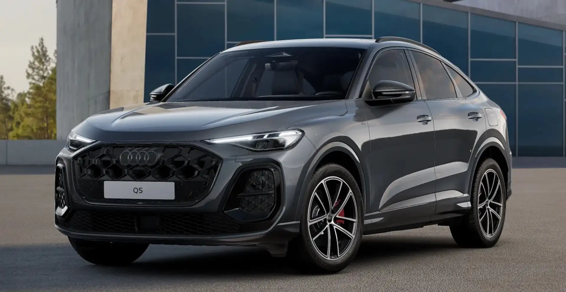 Audi Q5 Sportback 2.0 TFSI e-hybrid S-Line Pano Tech ACC L Grijs - 1