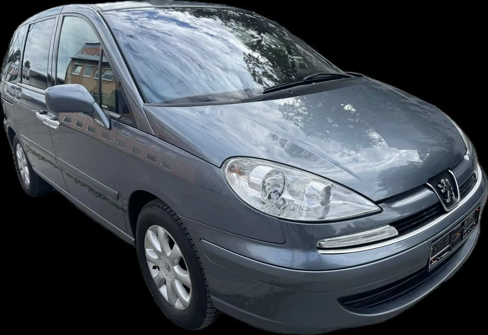 Peugeot 807 2.2HDI Premium Klimaa/STH/Leder/Navi/AHK/6Si Grau - 1