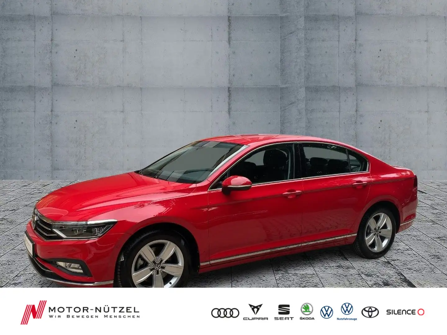 Volkswagen Passat 1.5 TSI DSG ELEGANCE IQ+NAVI+ACC+SHZ+AHK Rouge - 1