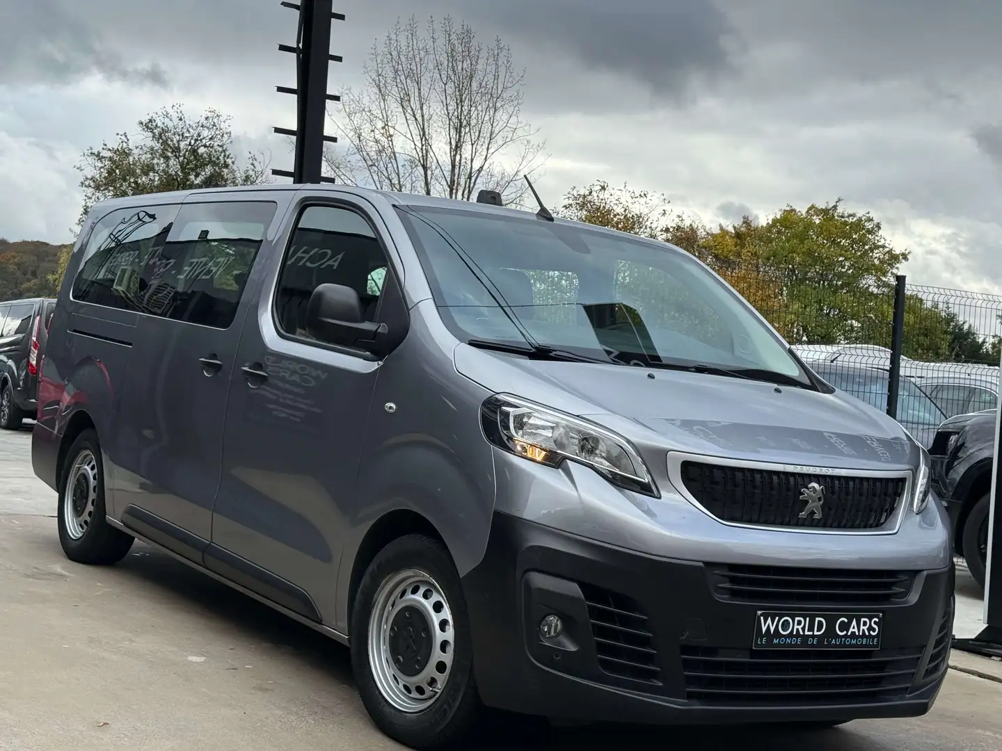 Peugeot Expert 2.0 BlueHDi L3 Long 9PLACES AIRCO BOITE AUTO Argent - 2