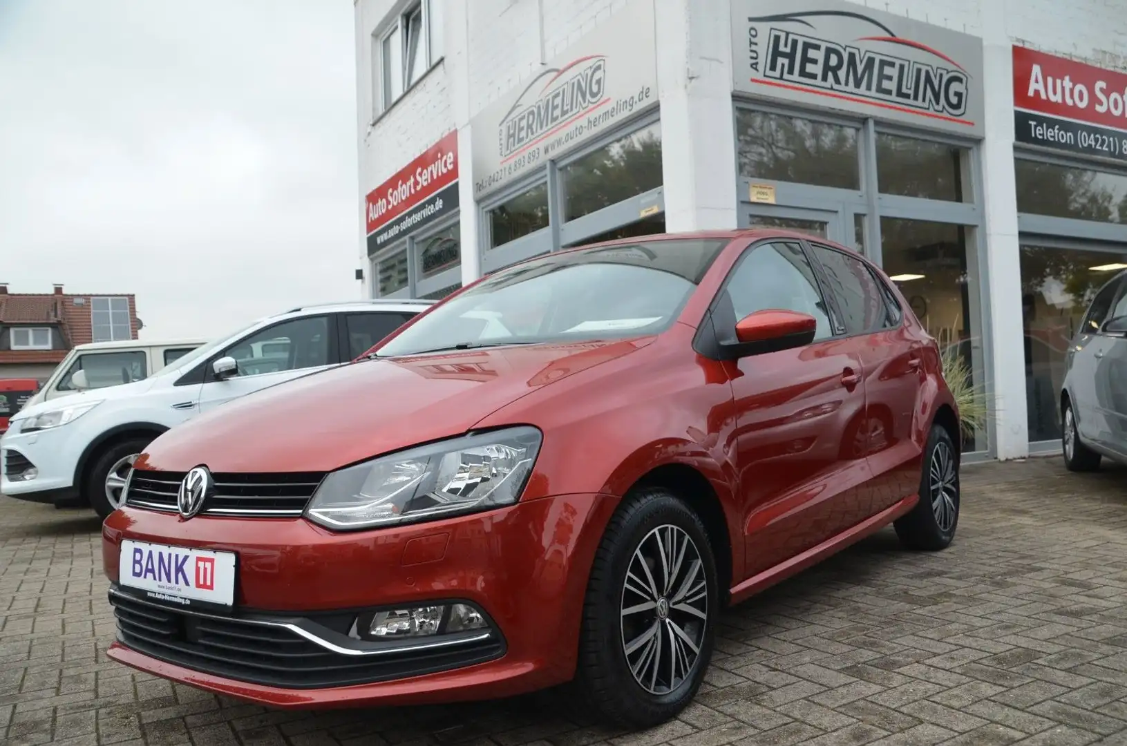 Volkswagen Polo 1.4 TDI ALLSTAR ACC|PDC|SHZ|ALU Rot - 1