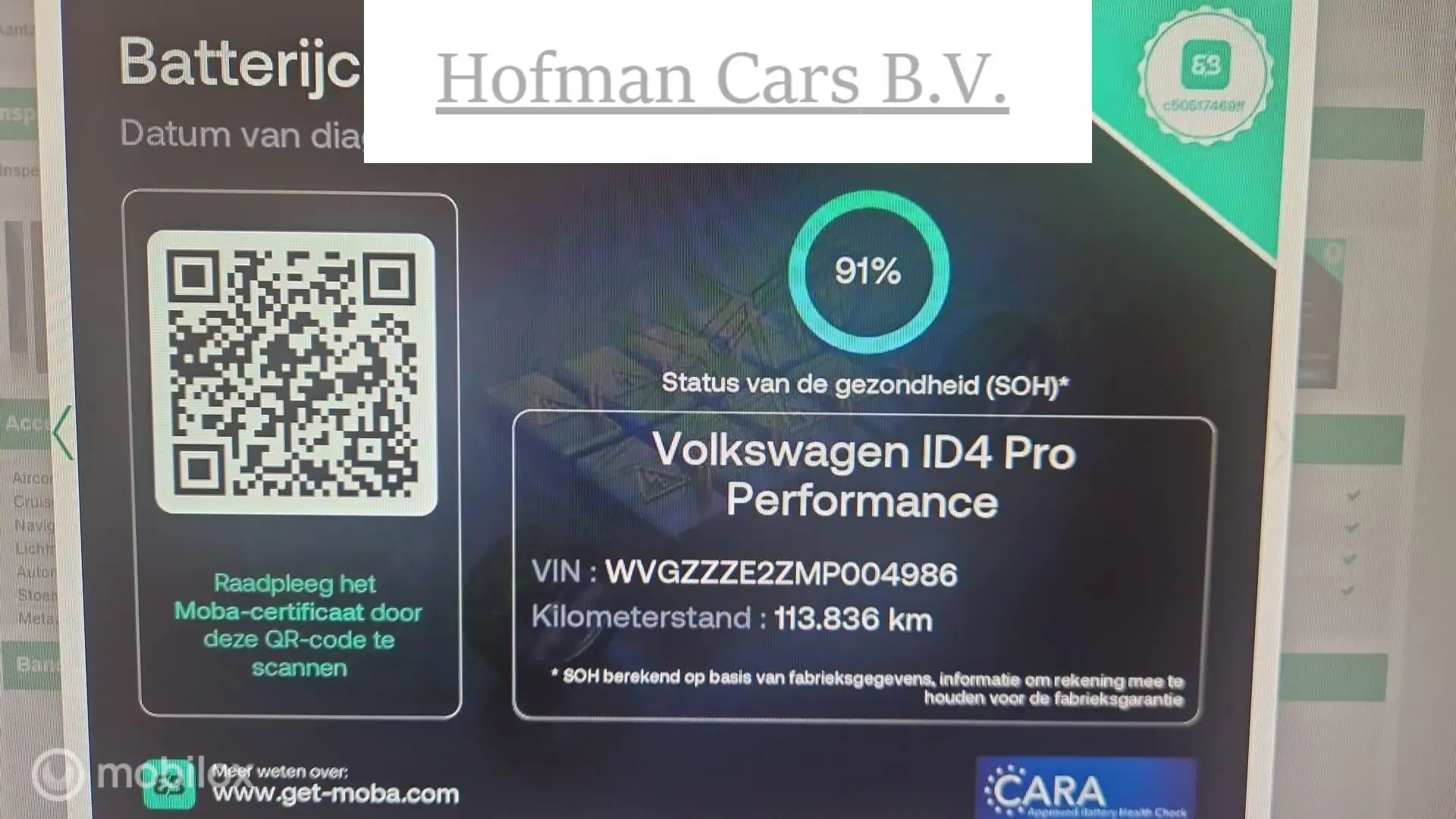 Volkswagen ID.4 SOH91% First 77 kWh Incl. BTW Blau - 2