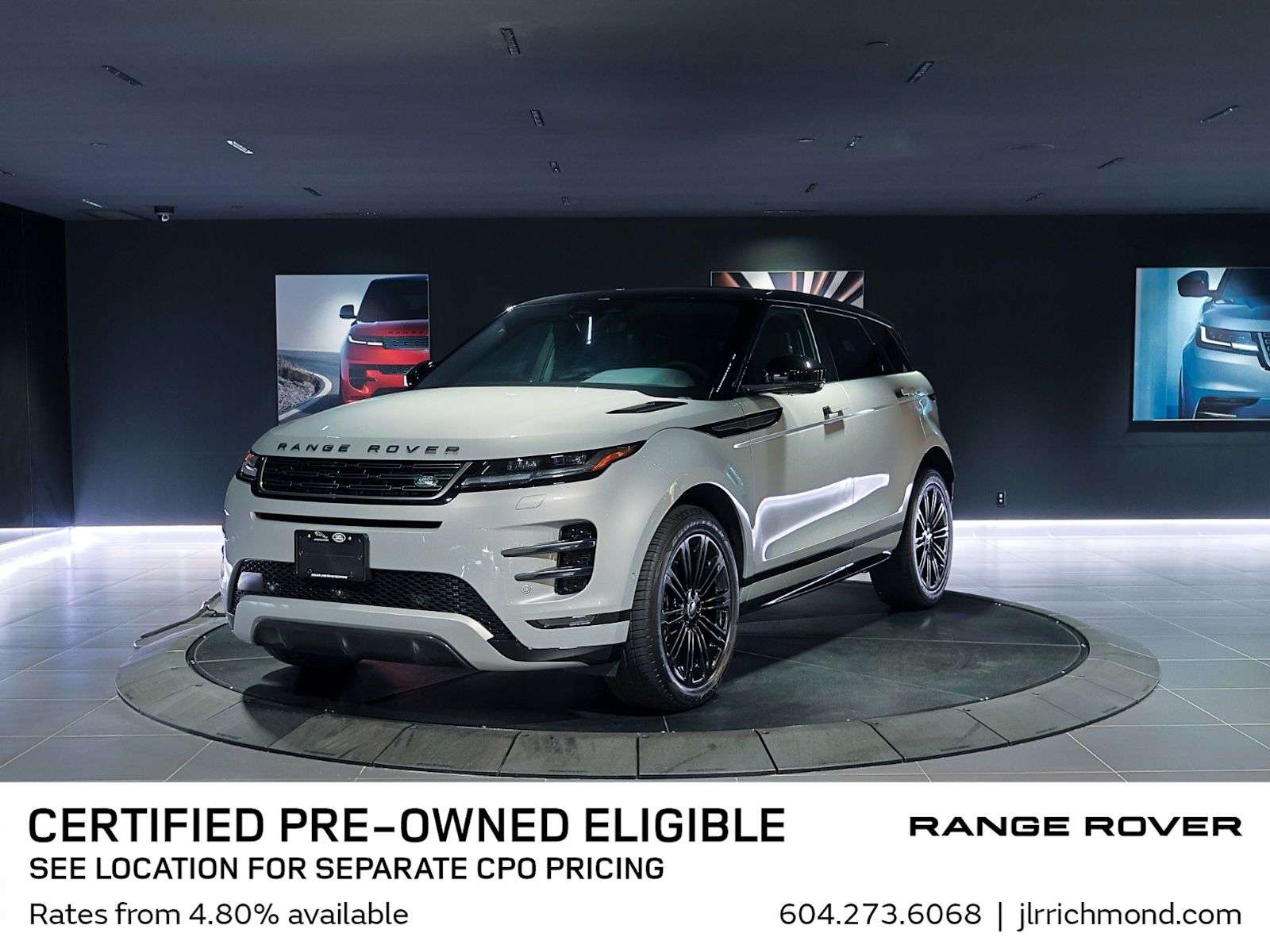 2026 Land Rover Range Rover Evoque Dynamic SE | Sunroof | Navigation | Bluetooth | Heated Seats/Steering