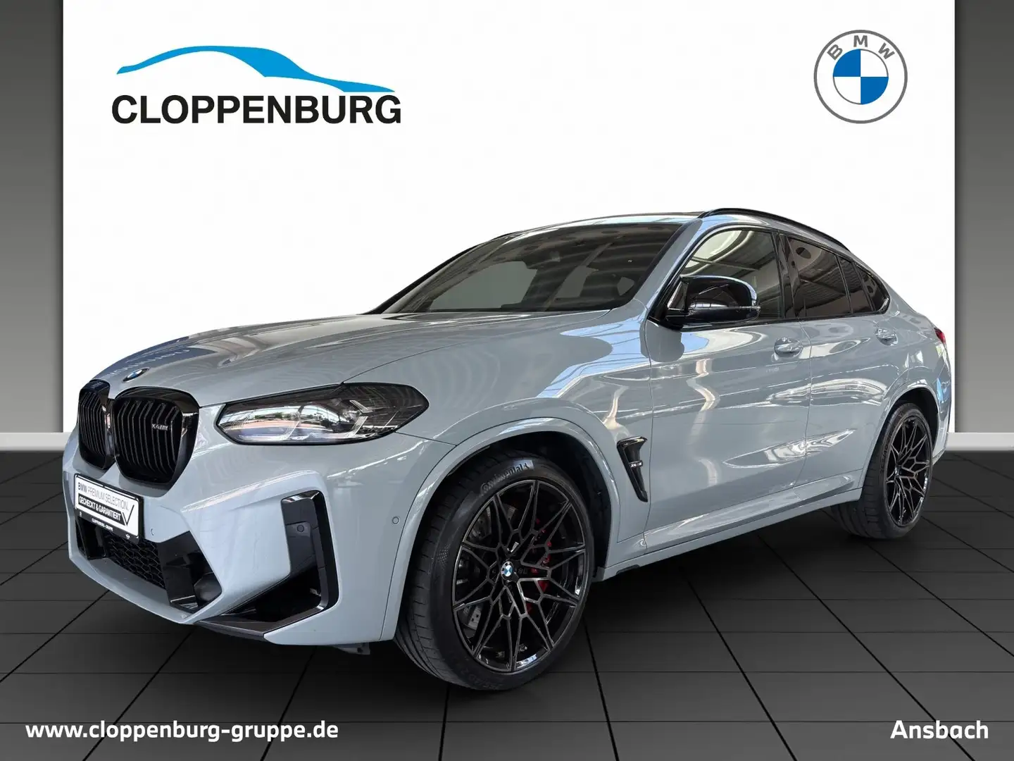 BMW X4 M Head-Up+Navi+Pano+360°+SiKlima+SHZ+KeyGO Grau - 1
