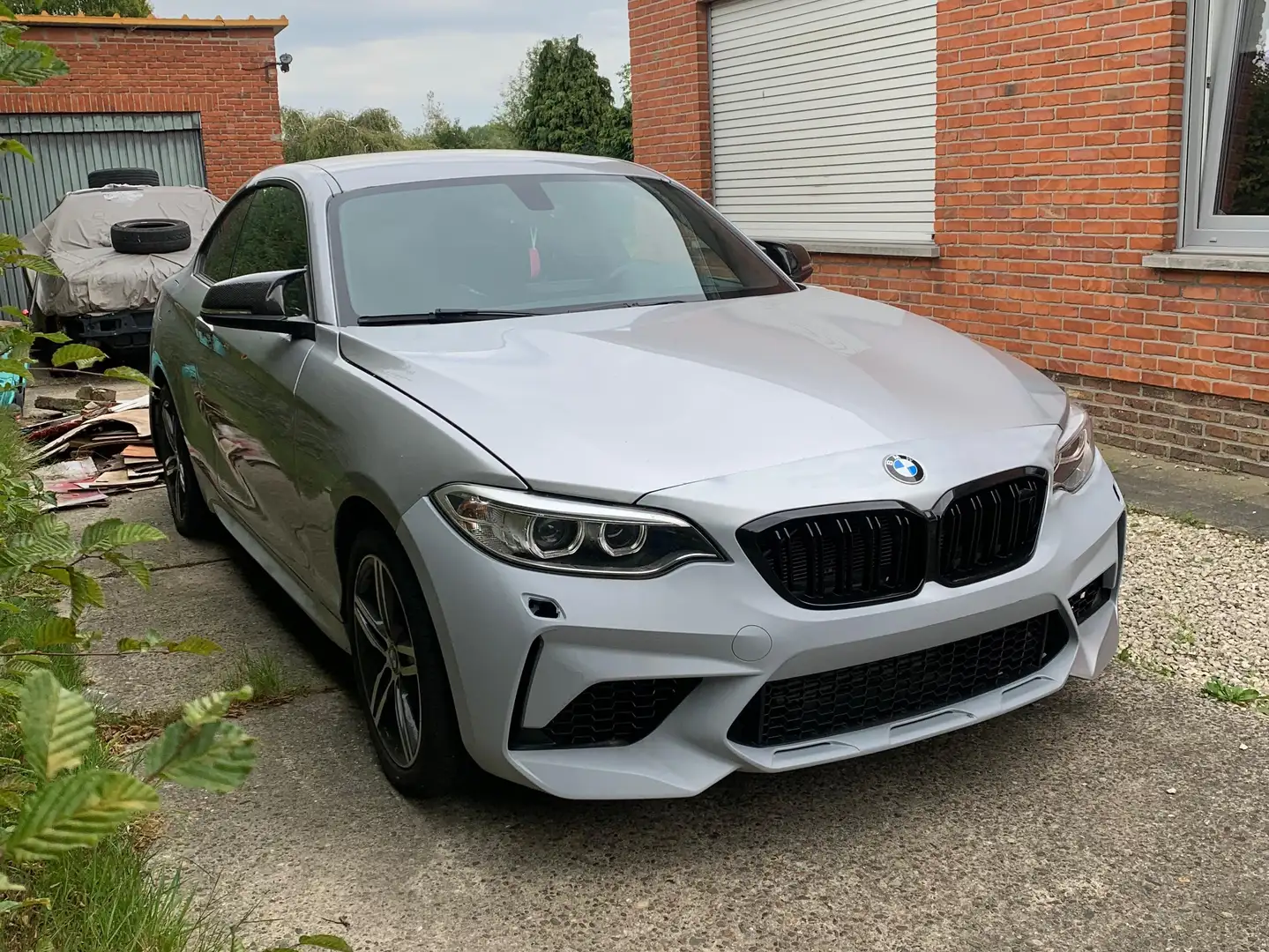 BMW 218 218d Coupe Sport Line Argent - 1