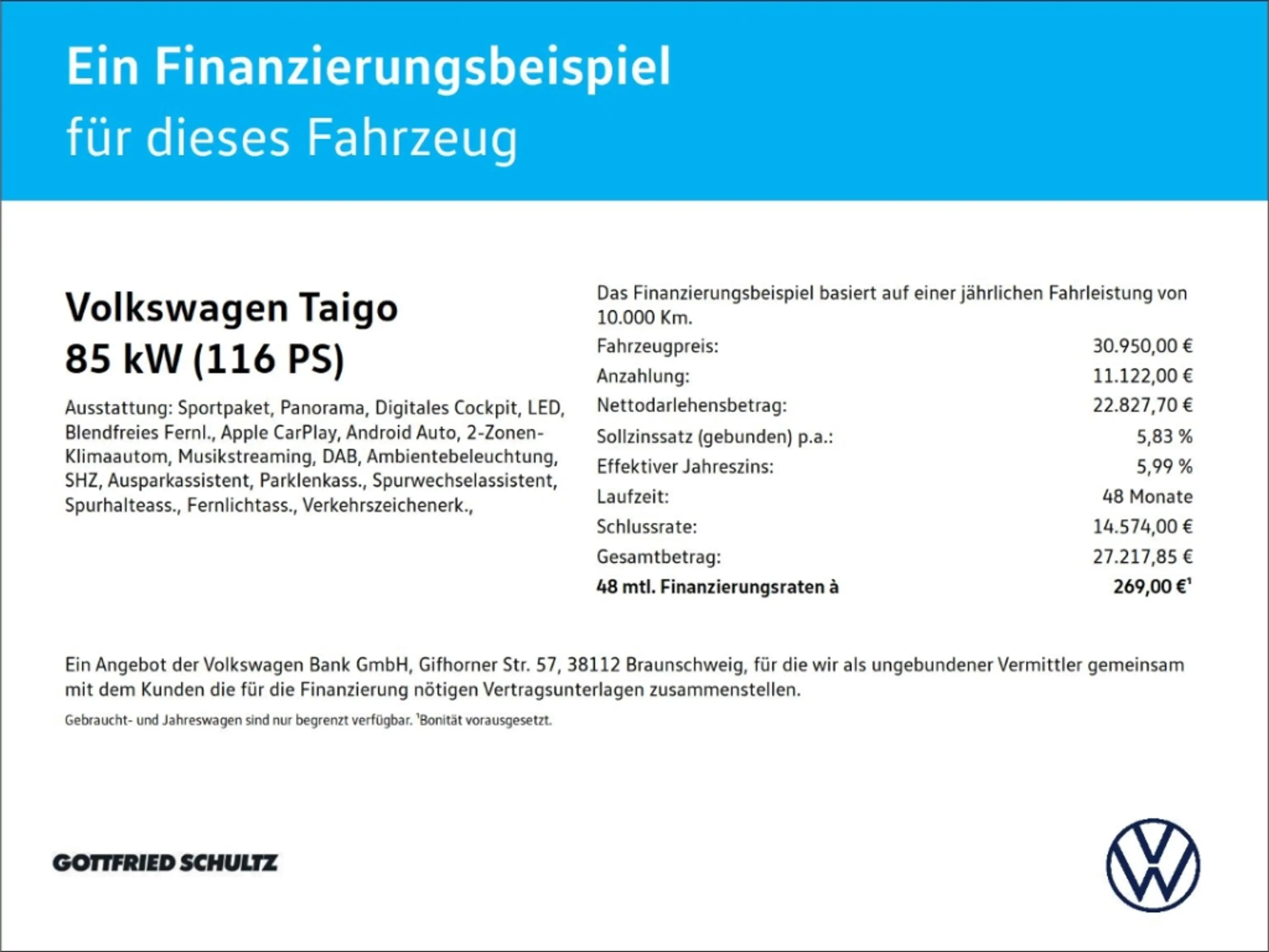 Volkswagen Taigo R-Line 1.0 TSI DSG Pano LED Kamera — photo 2