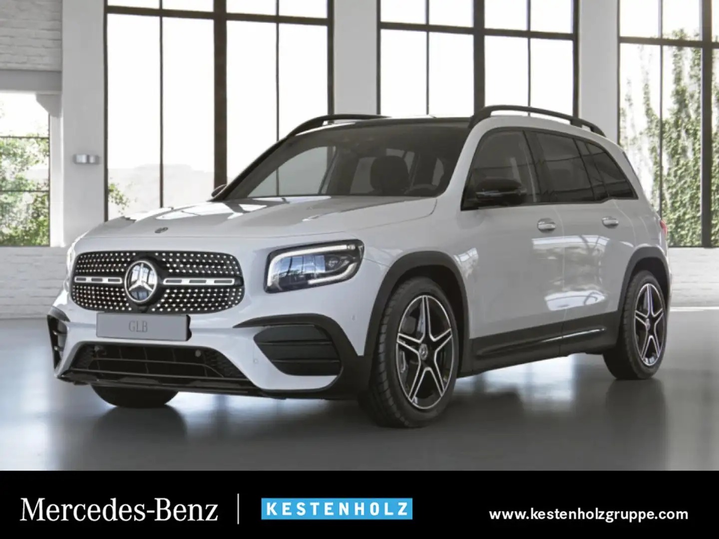 Mercedes-Benz GLB 250 4MATIC AMG Multibeam HUD AHK Night Keyl-GO Weiß - 1