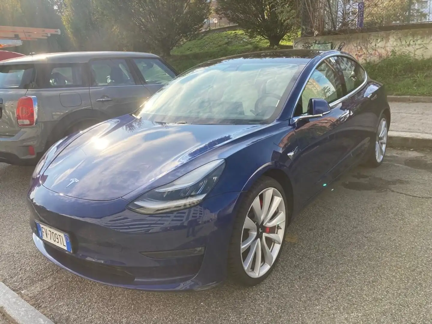 Tesla Model 3 PERFORMANCE DUAL MOTOR AWD Blu/Azzurro - 2